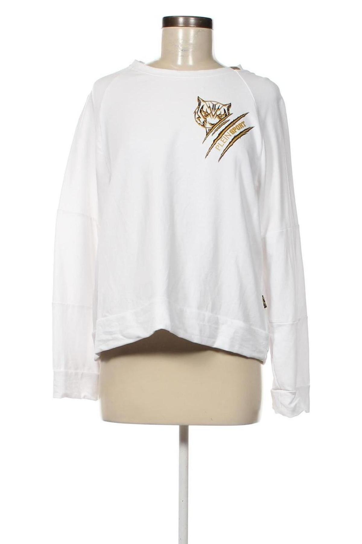 Дамска блуза Plein Sport, Размер L, Цвят Бял, Цена 125,95 лв.