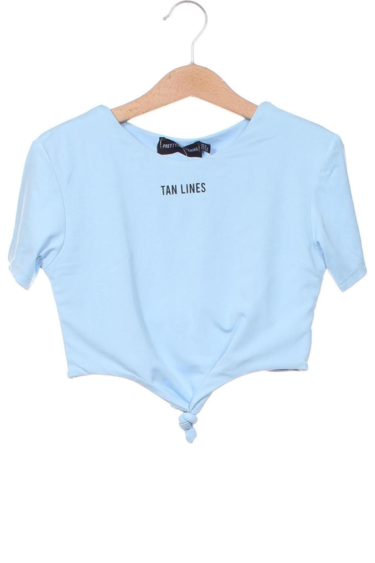 Damen Shirt Pretty Little Thing, Größe XS, Farbe Blau, Preis 5,48 €