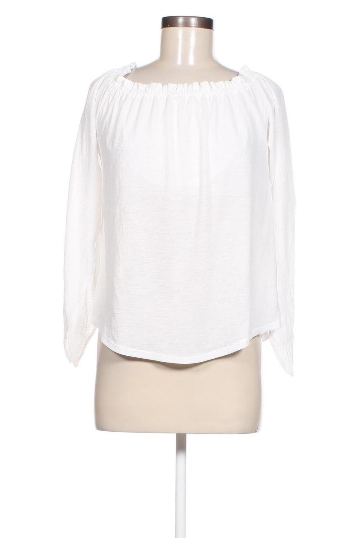 Γυναικεία μπλούζα Pull&Bear, Μέγεθος M, Χρώμα Λευκό, Τιμή 5,88 €
