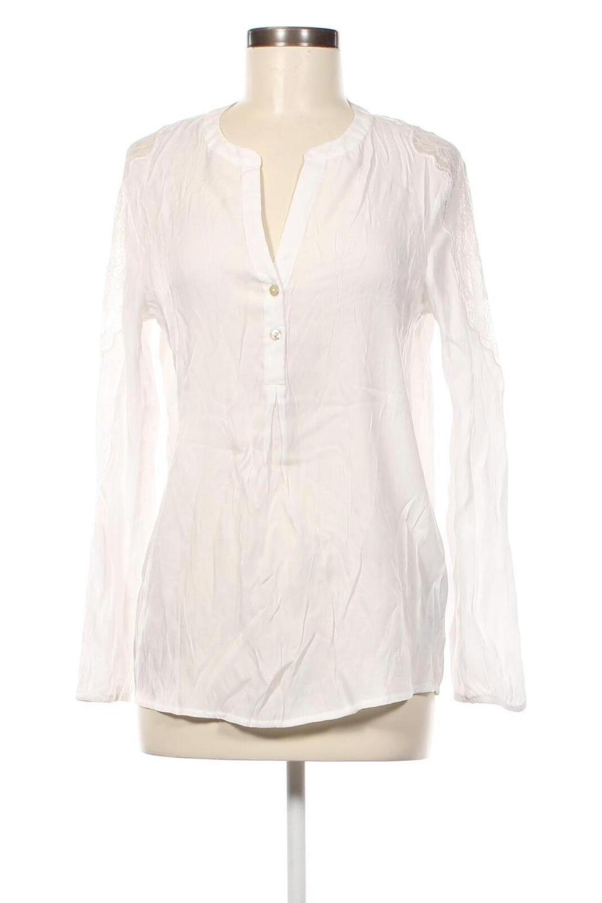 Damen Shirt Q/S by S.Oliver, Größe M, Farbe Weiß, Preis 10,65 €