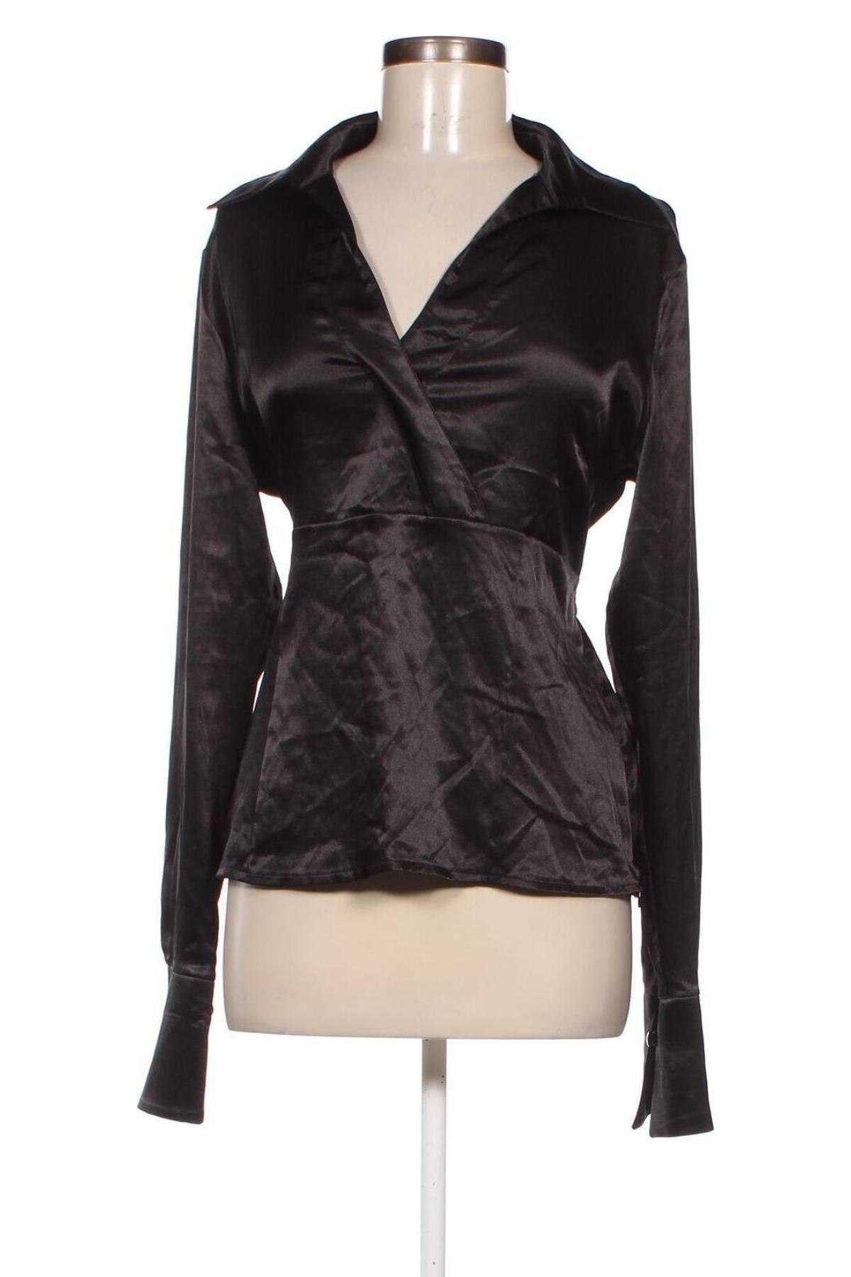 Дамска блуза Queen, Размер L, Цвят Черен, Цена 11,73 лв.