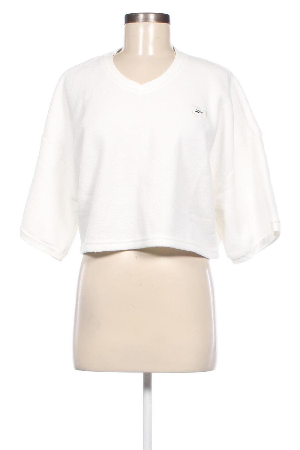 Γυναικεία μπλούζα Reebok, Μέγεθος L, Χρώμα Λευκό, Τιμή 17,86 €