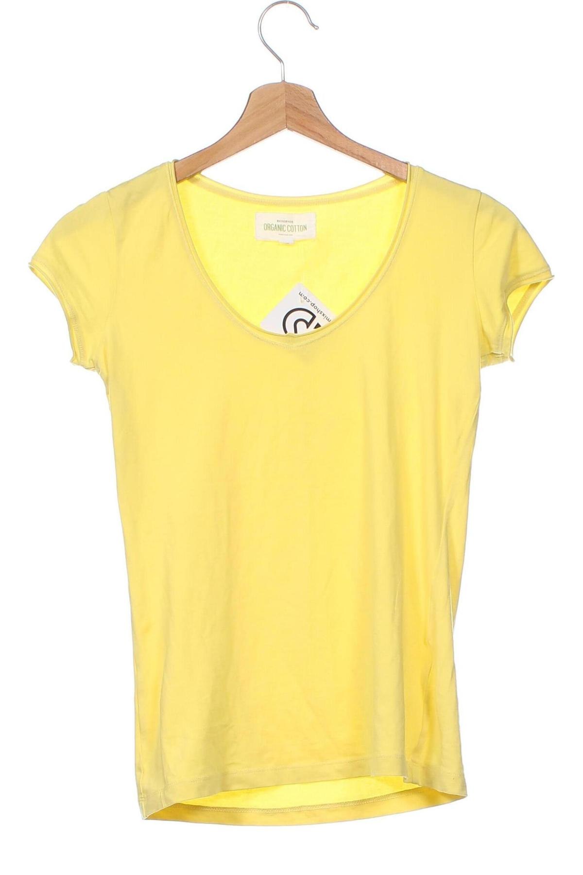 Дамска блуза Reserved, Размер XS, Цвят Жълт, Цена 10,83 лв.