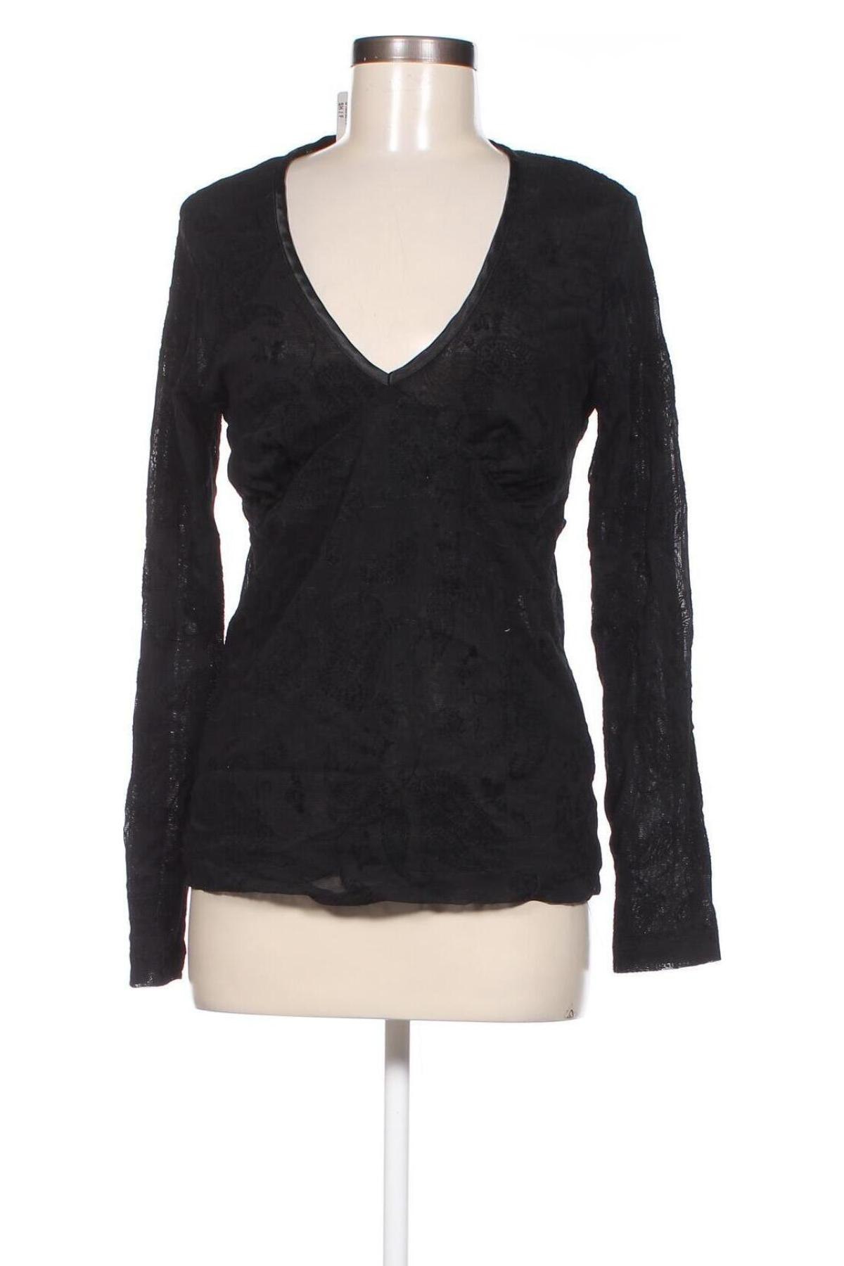 Γυναικεία μπλούζα S.Oliver, Μέγεθος L, Χρώμα Μαύρο, Τιμή 7,36 €