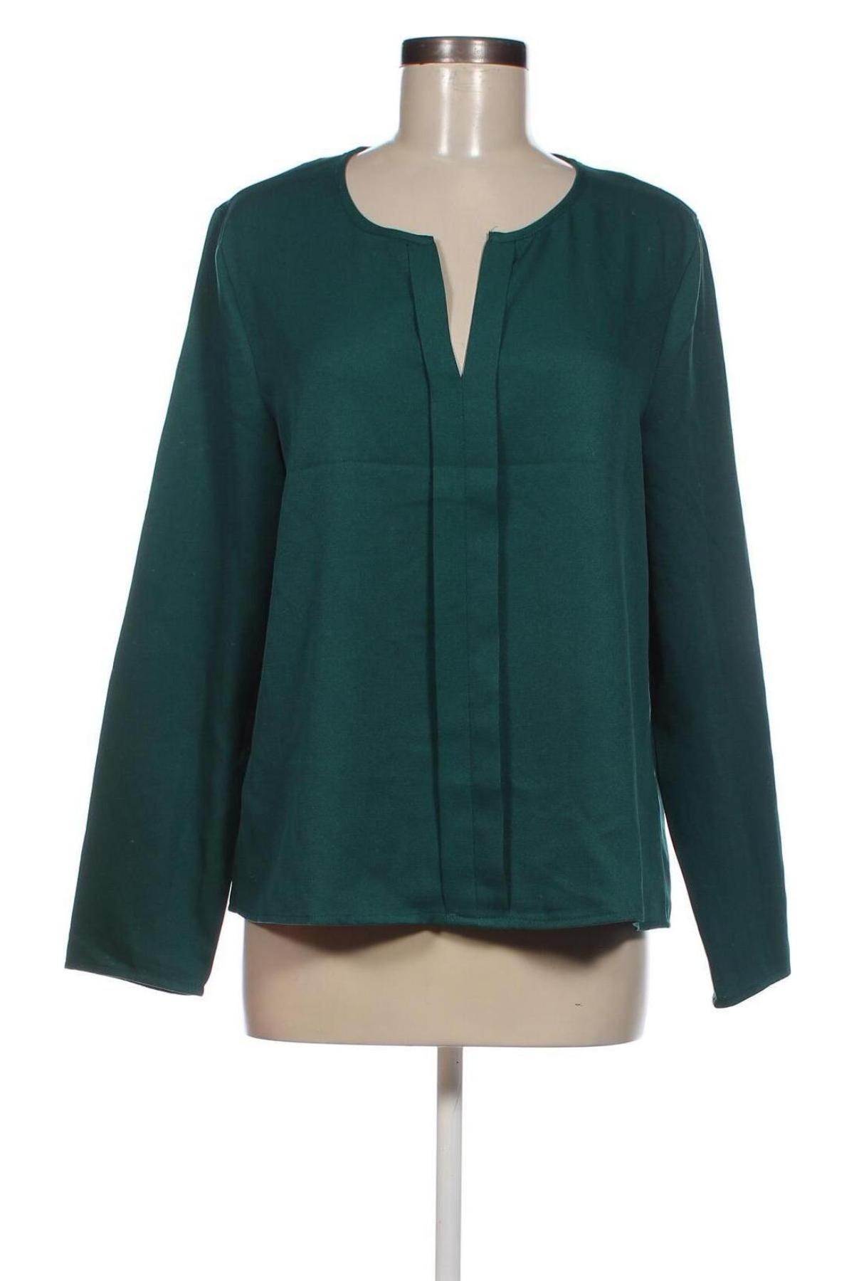 Дамска блуза SHEIN, Размер L, Цвят Зелен, Цена 9,50 лв.