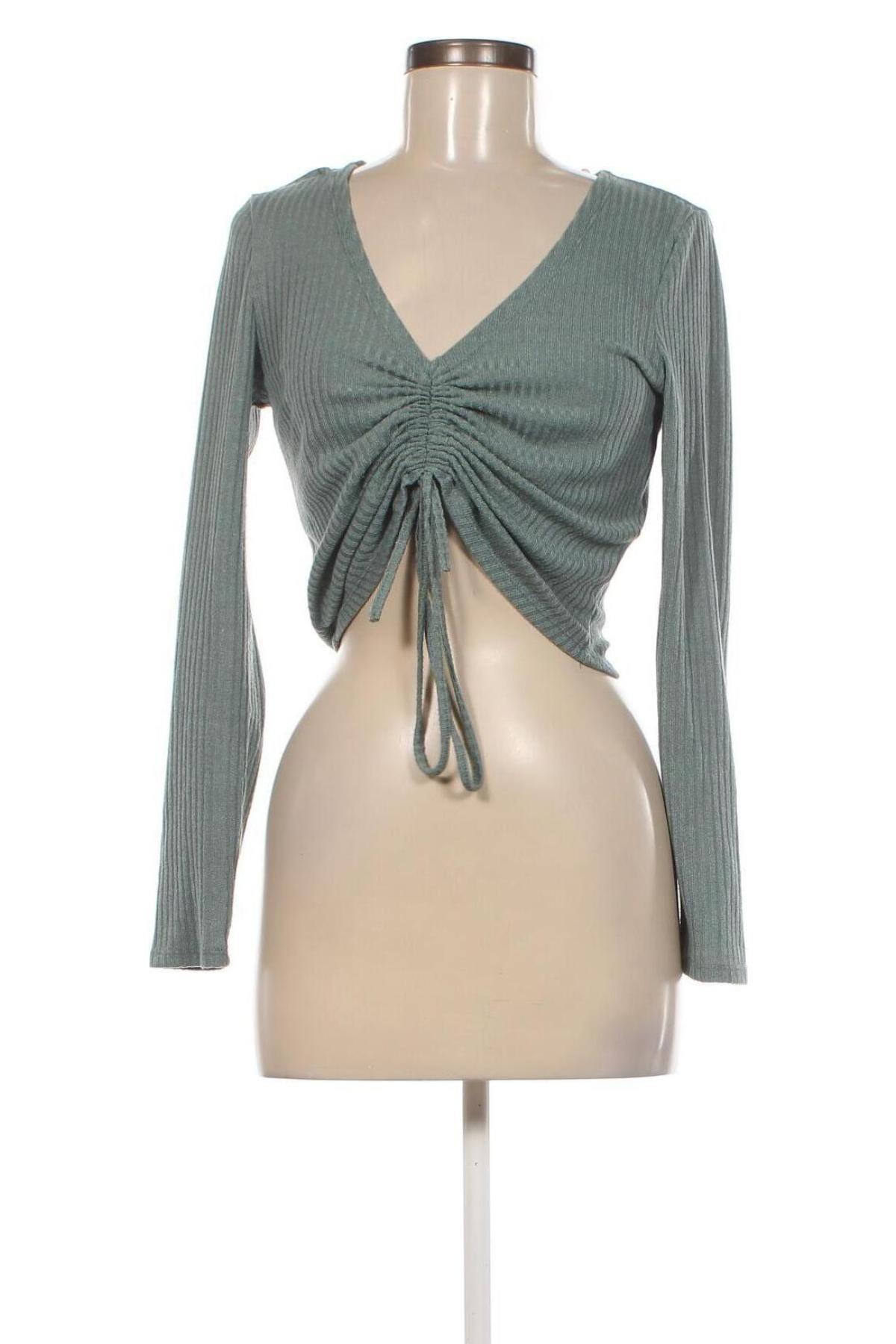 Γυναικεία μπλούζα SHEIN, Μέγεθος M, Χρώμα Πράσινο, Τιμή 5,88 €