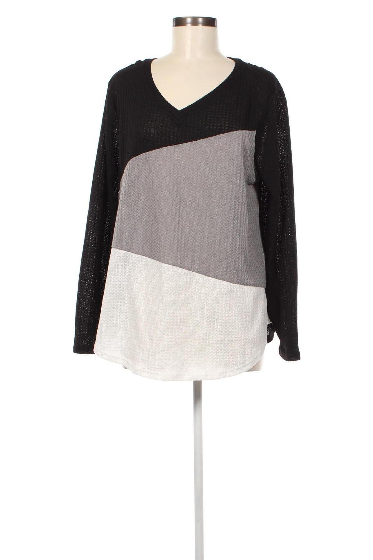 Γυναικεία μπλούζα SHEIN, Μέγεθος XXL, Χρώμα Πολύχρωμο, Τιμή 5,29 €