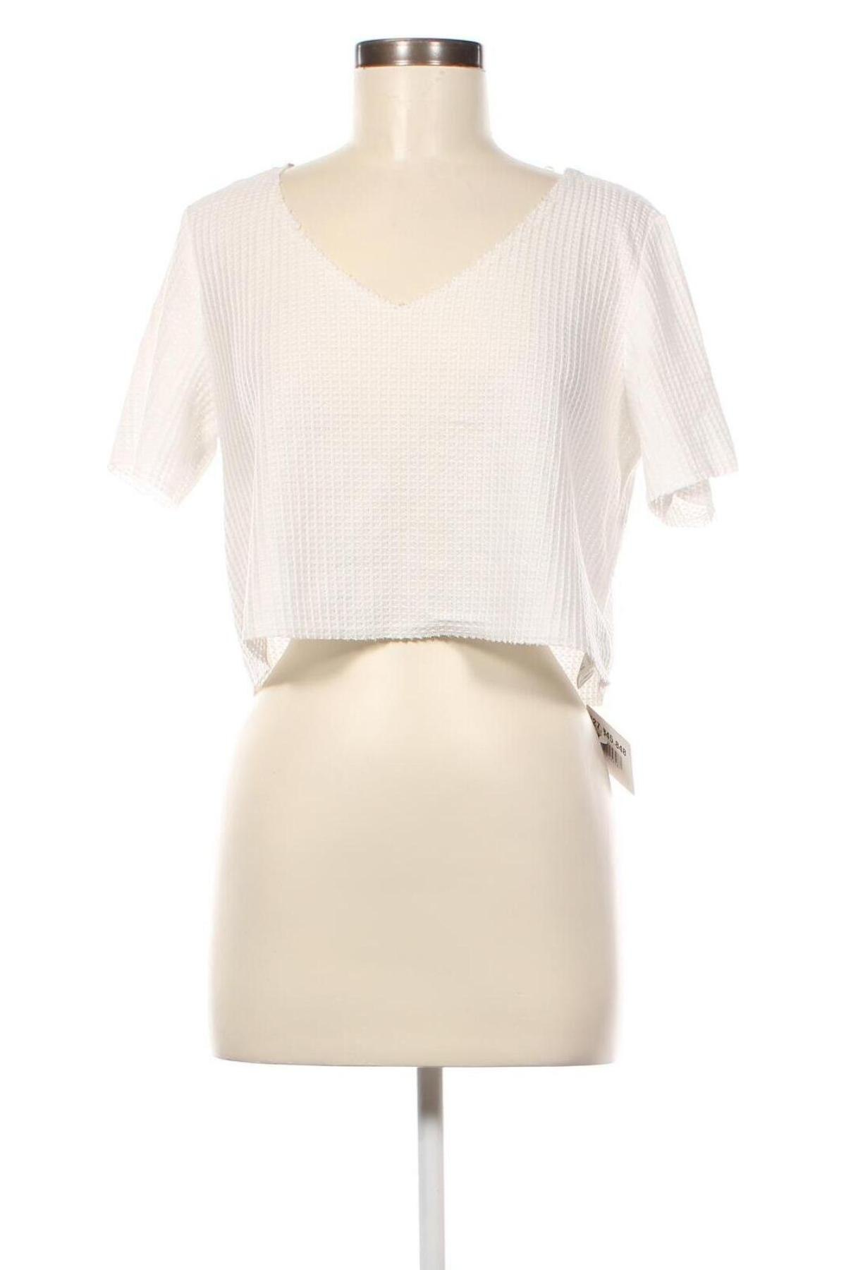 Дамска блуза SHEIN, Размер M, Цвят Бял, Цена 6,65 лв.