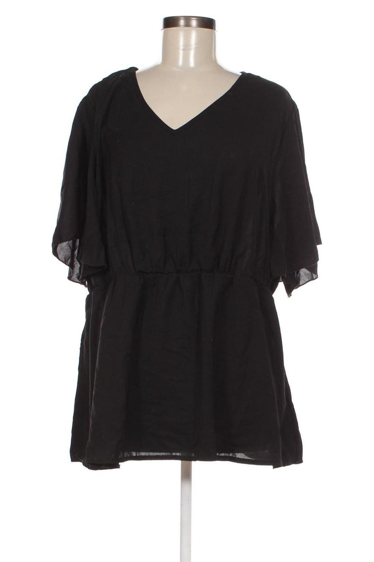 Γυναικεία μπλούζα SHEIN, Μέγεθος 3XL, Χρώμα Μαύρο, Τιμή 6,46 €