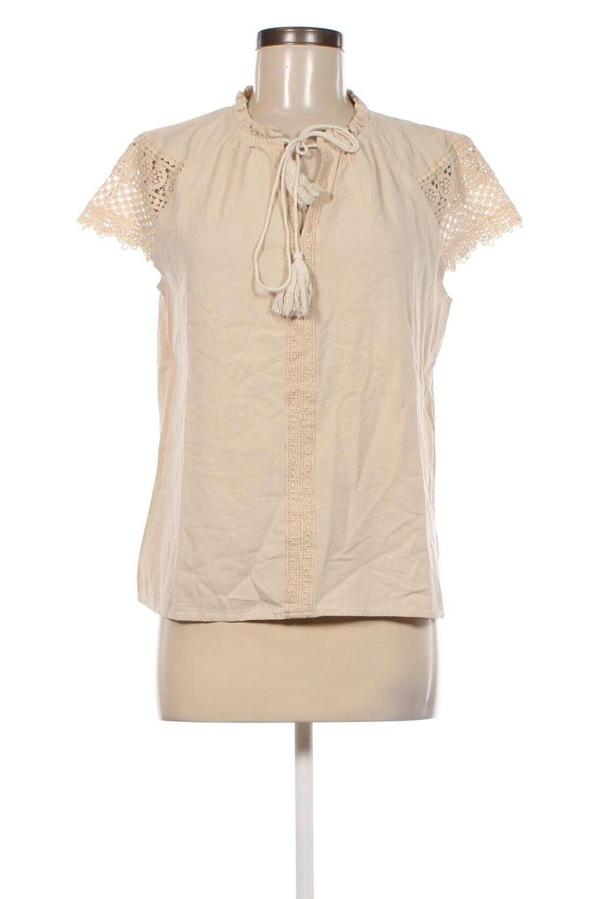 Дамска блуза SHEIN, Размер L, Цвят Бежов, Цена 10,45 лв.