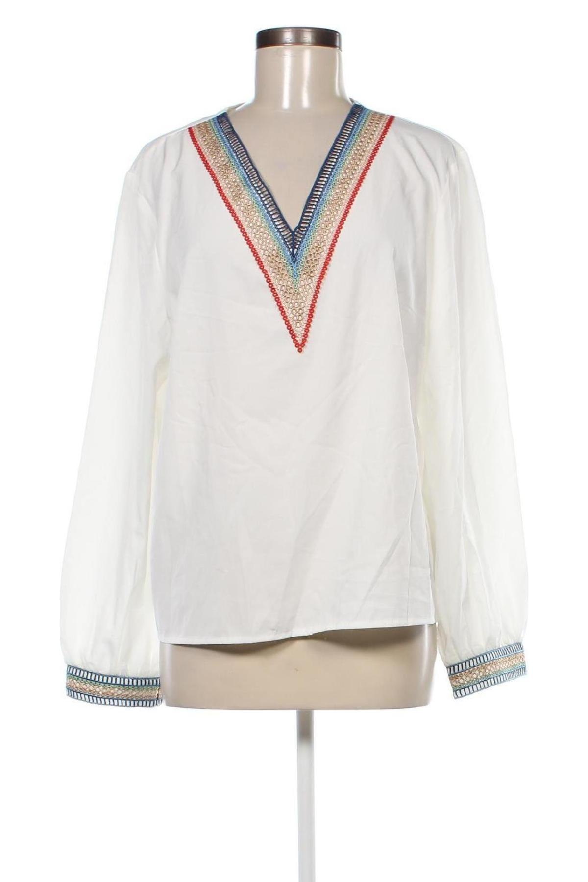 Γυναικεία μπλούζα SHEIN, Μέγεθος XL, Χρώμα Λευκό, Τιμή 7,05 €