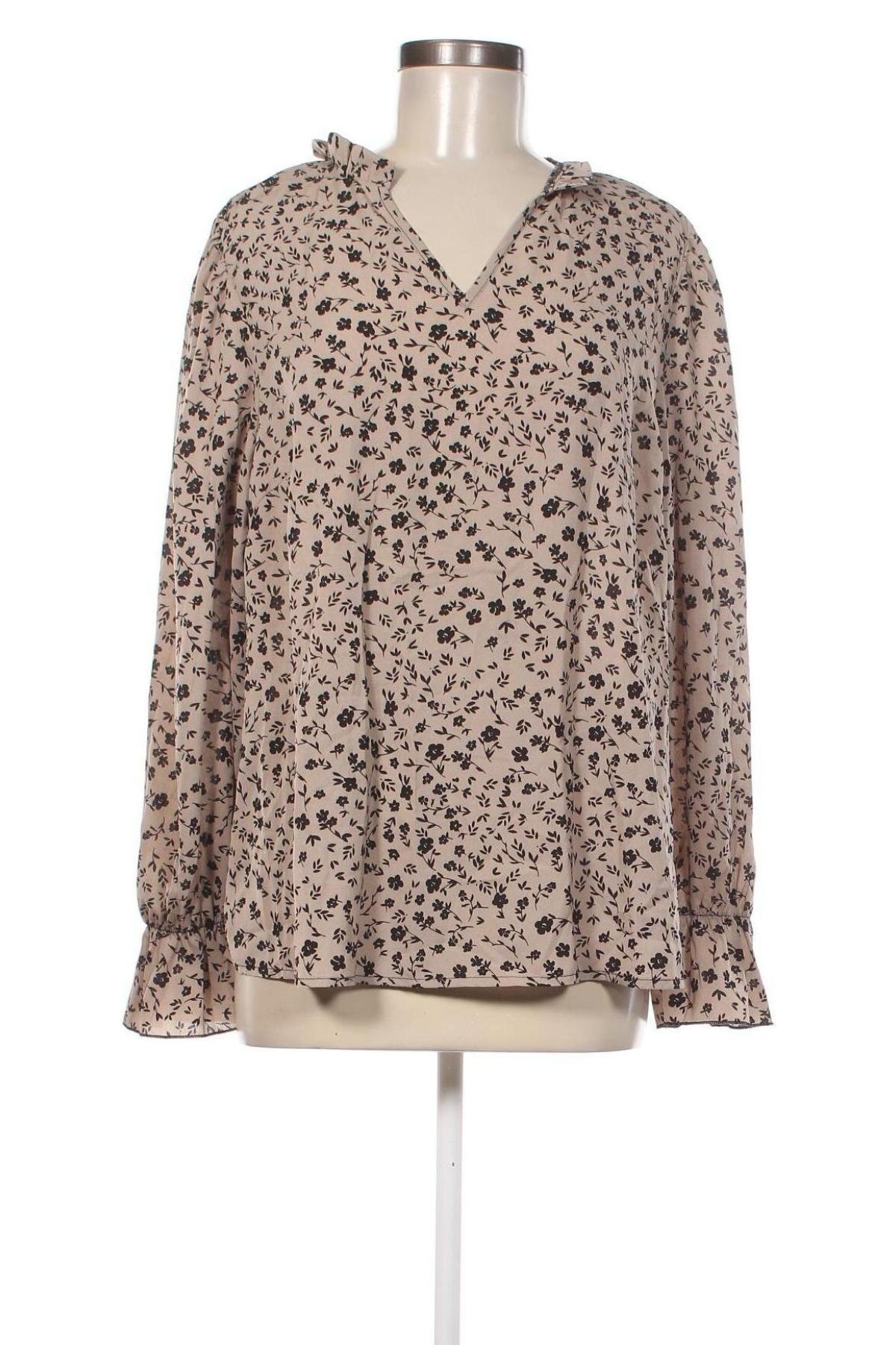 Γυναικεία μπλούζα SHEIN, Μέγεθος XL, Χρώμα  Μπέζ, Τιμή 6,46 €