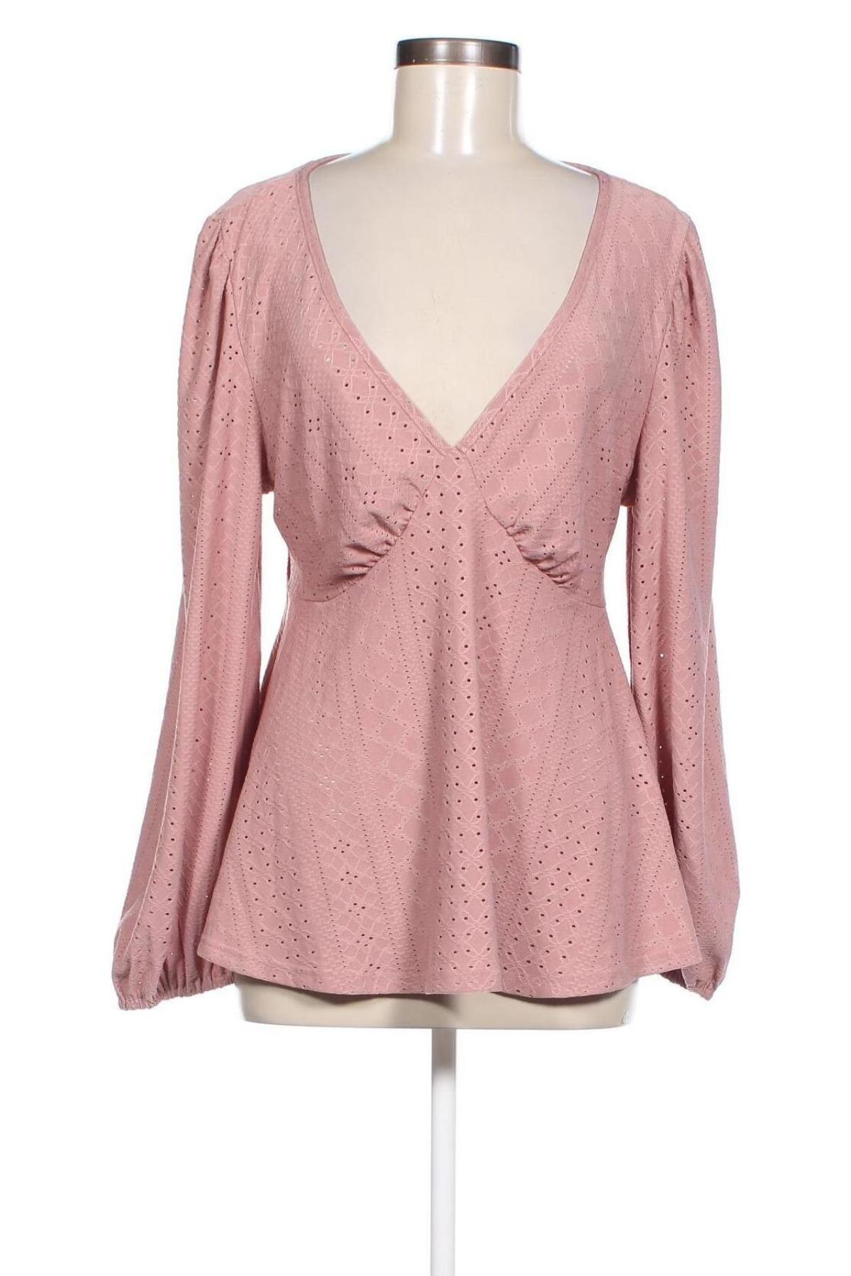 Дамска блуза SHEIN, Размер XL, Цвят Розов, Цена 11,40 лв.