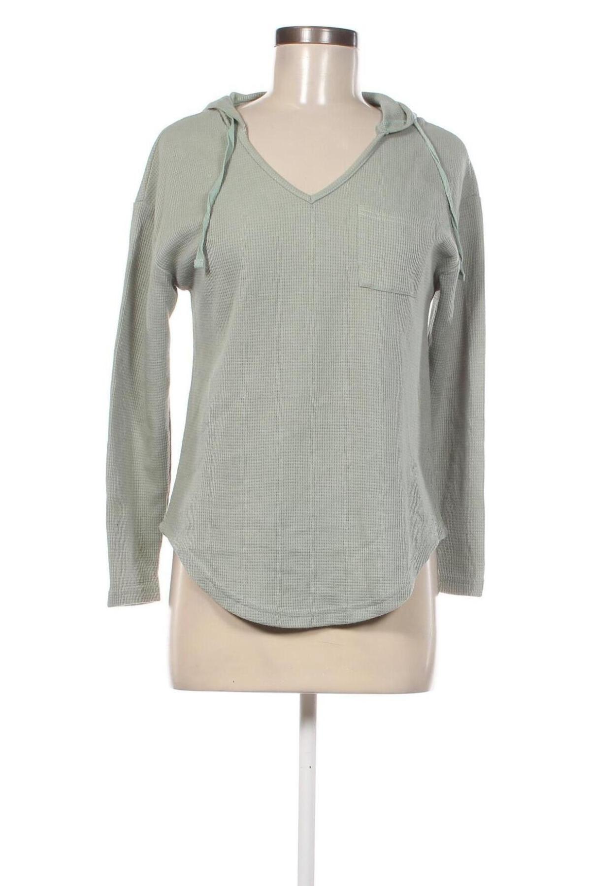 Дамска блуза SHEIN, Размер S, Цвят Зелен, Цена 8,93 лв.