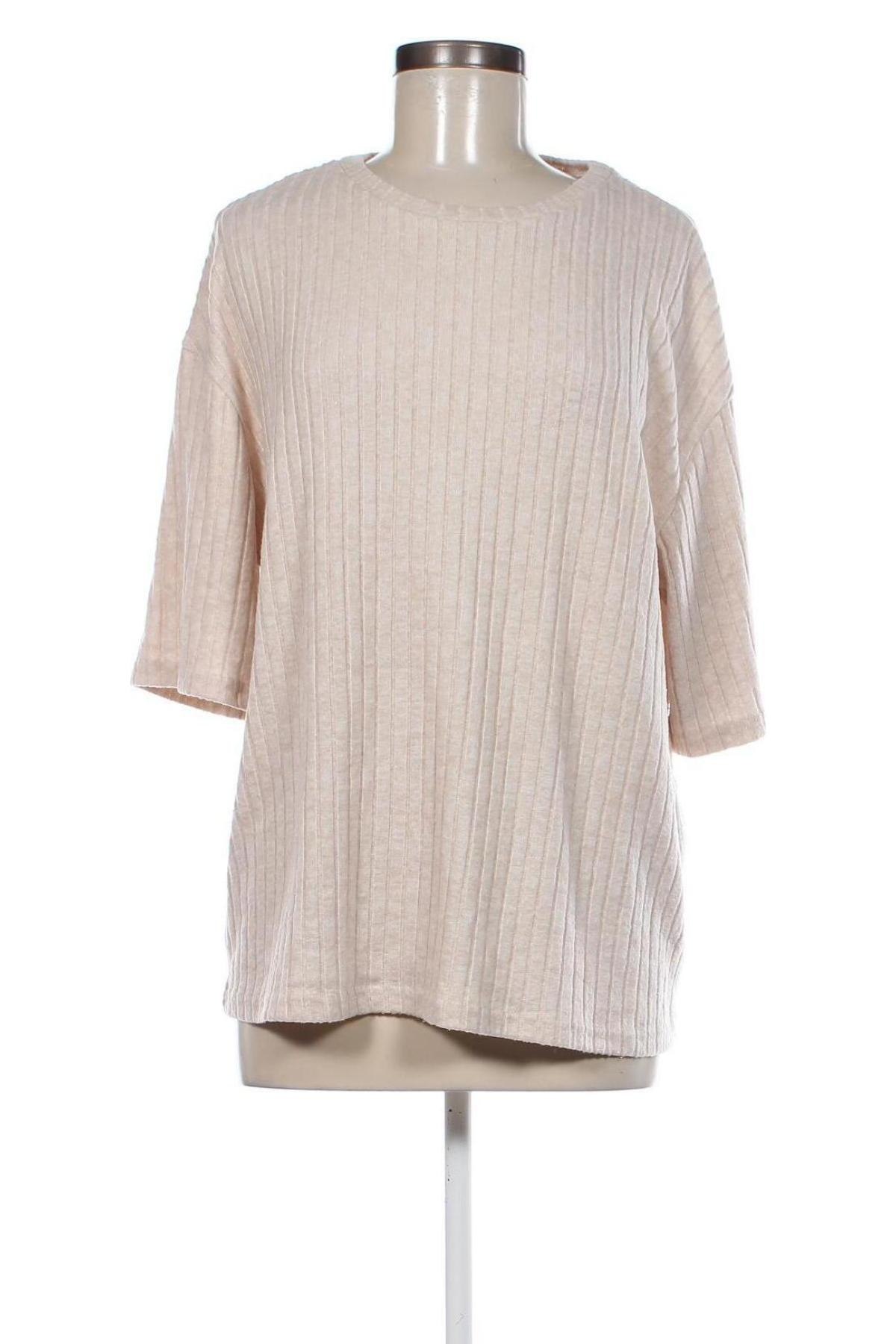 Γυναικεία μπλούζα SHEIN, Μέγεθος M, Χρώμα  Μπέζ, Τιμή 2,99 €