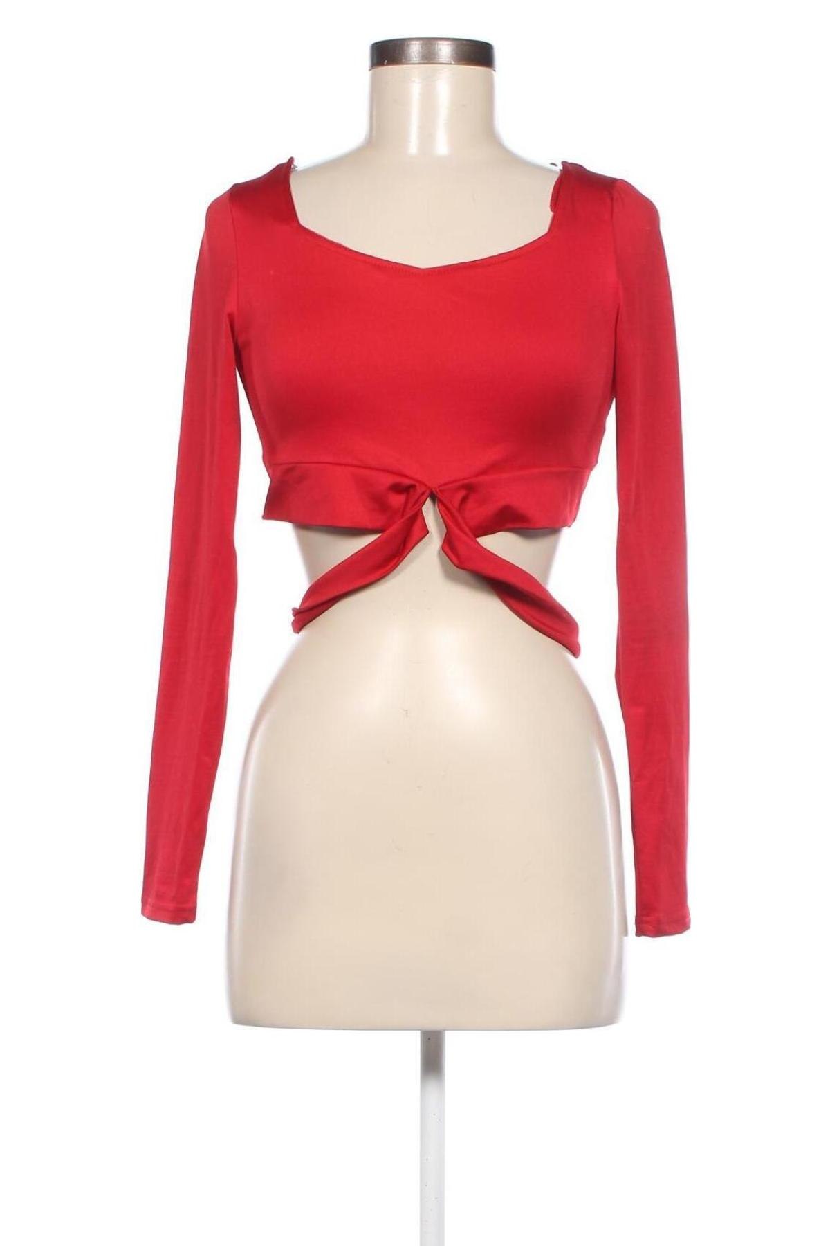 Дамска блуза SHEIN, Размер M, Цвят Червен, Цена 9,50 лв.