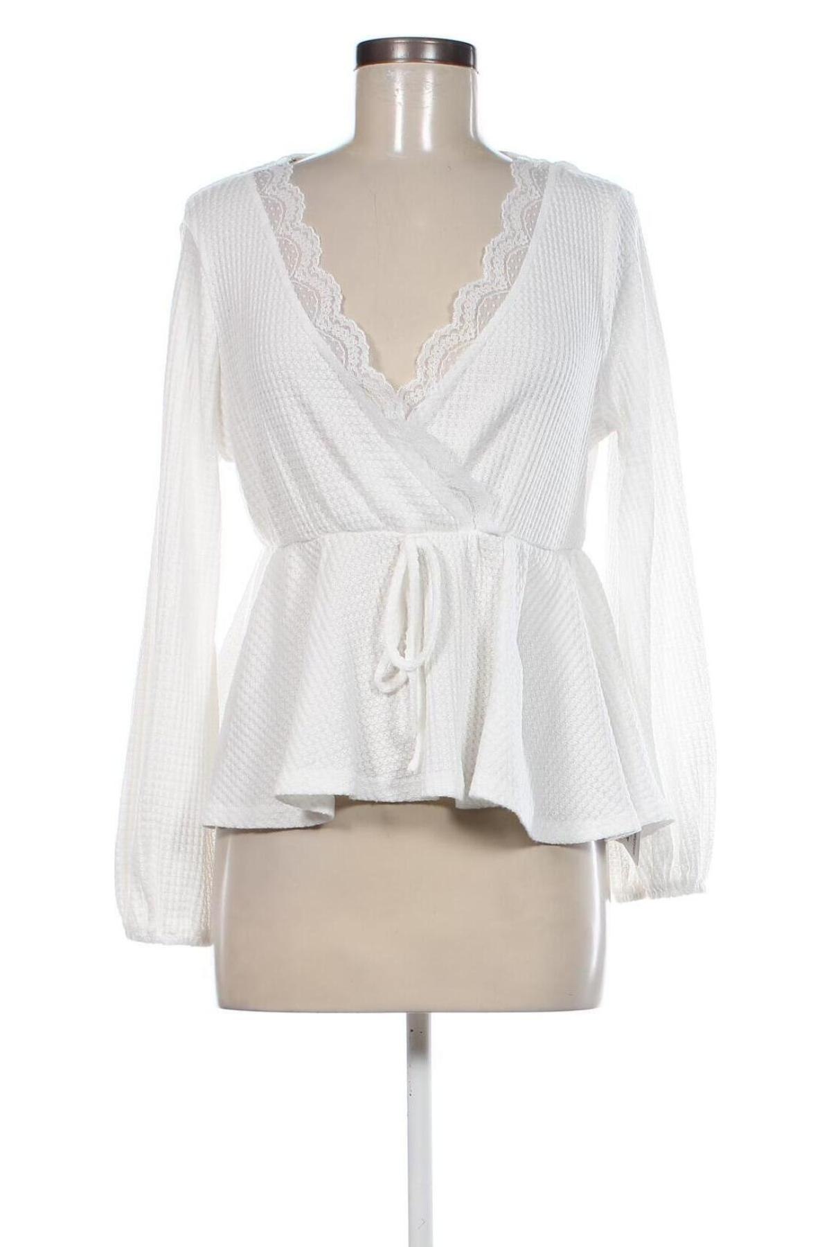 Damen Shirt SHEIN, Größe L, Farbe Weiß, Preis 5,95 €