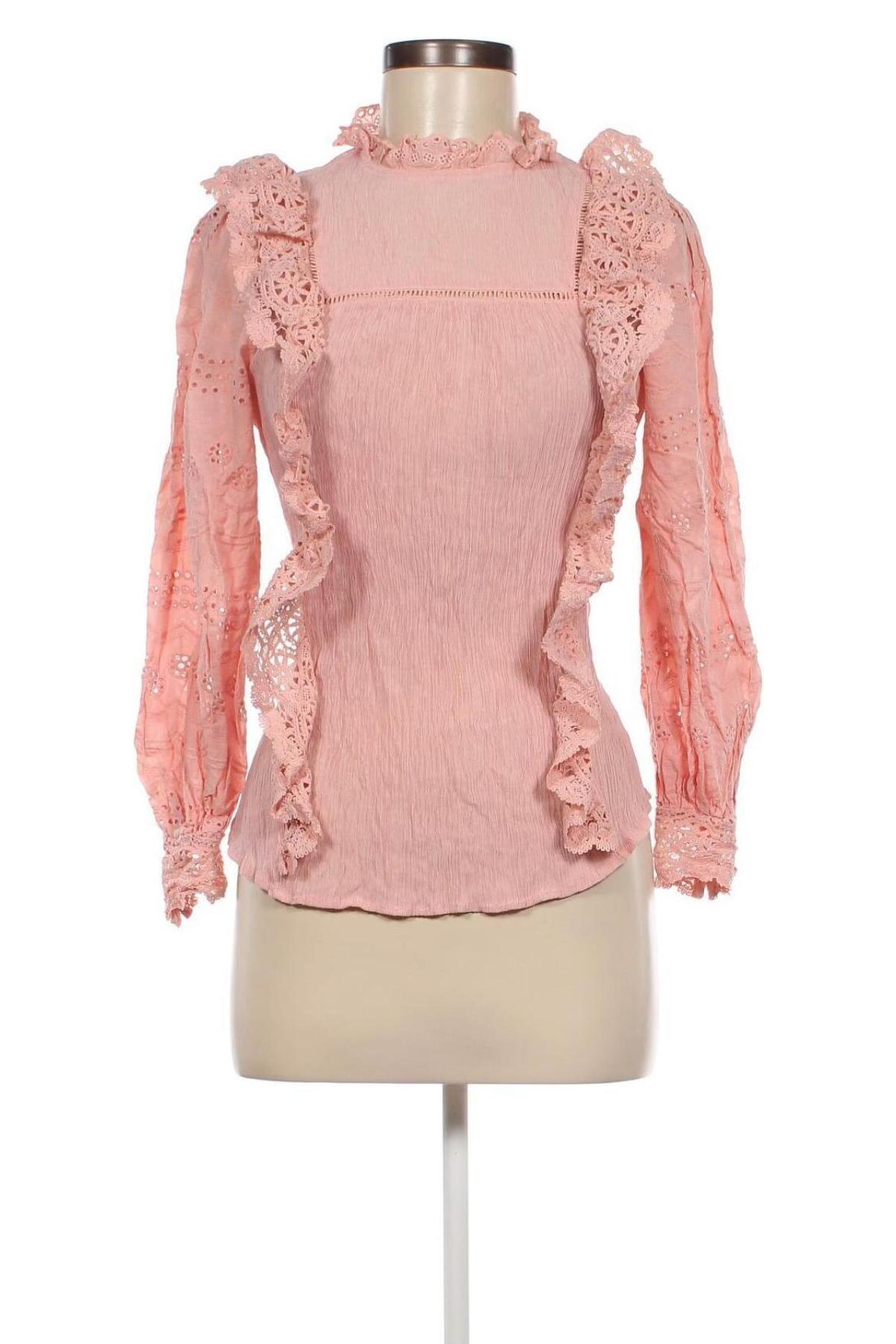 Дамска блуза SHEIN, Размер S, Цвят Розов, Цена 9,31 лв.