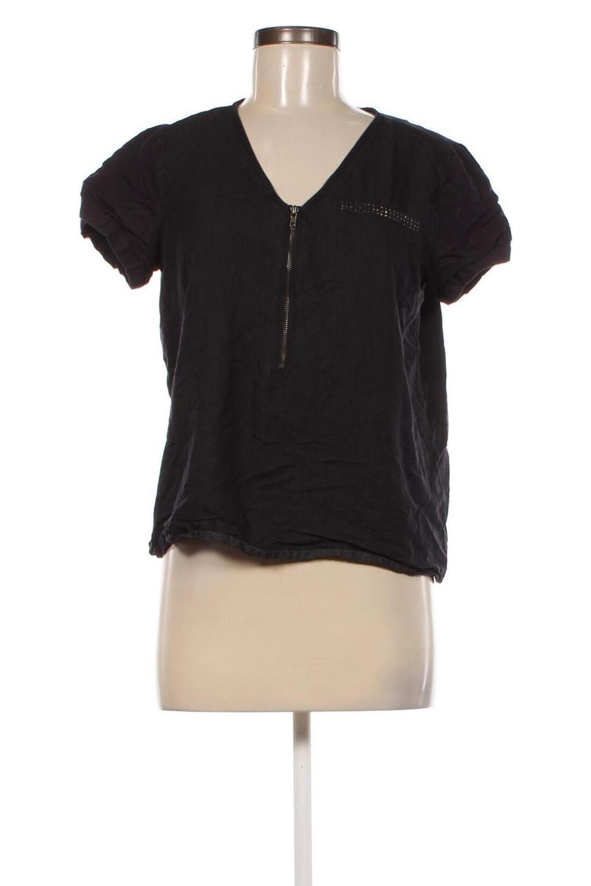 Damen Shirt Saint Tropez, Größe M, Farbe Schwarz, Preis 9,46 €
