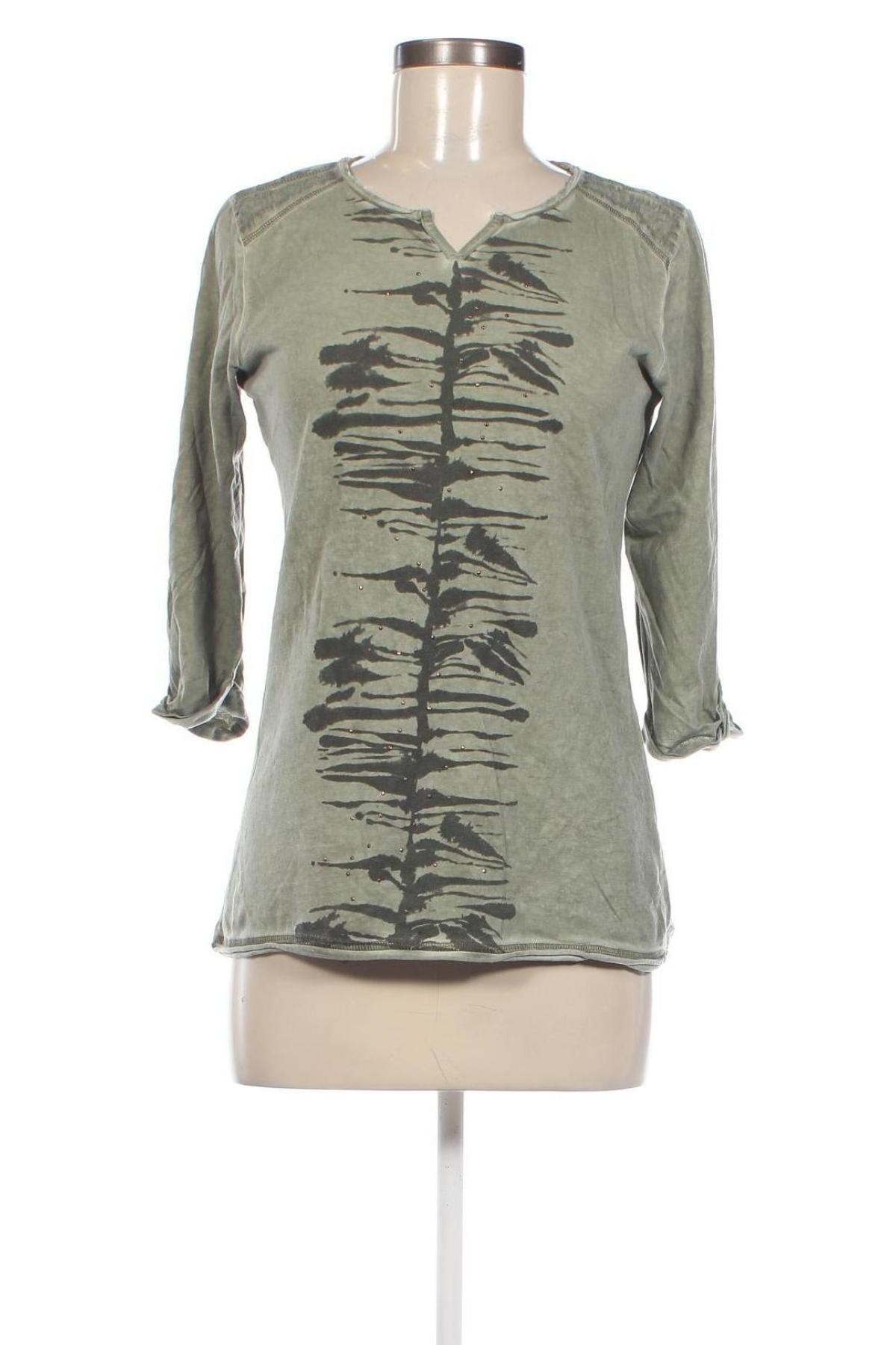 Дамска блуза S'questo, Размер S, Цвят Зелен, Цена 7,60 лв.