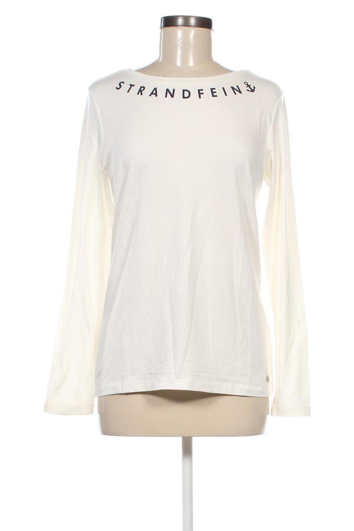 Γυναικεία μπλούζα Strandfein, Μέγεθος S, Χρώμα Εκρού, Τιμή 8,41 €