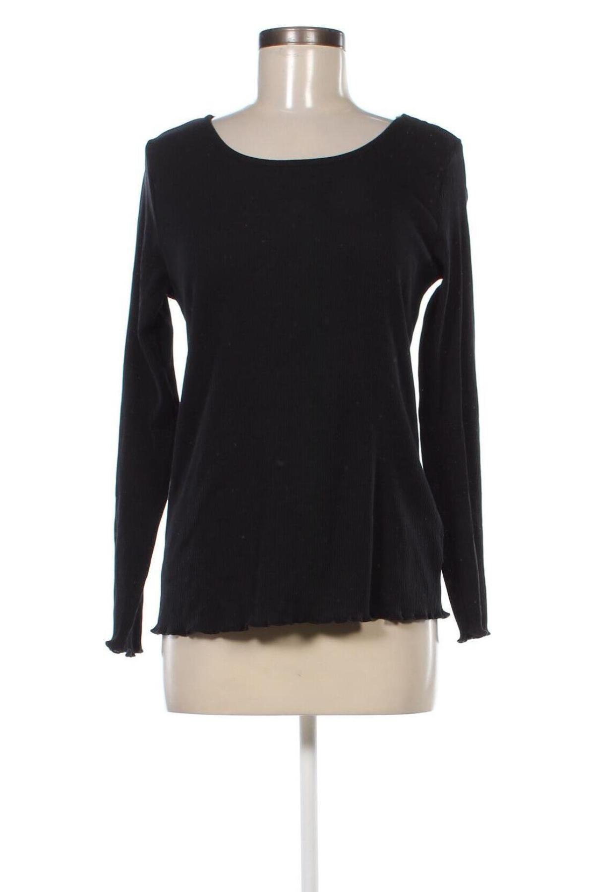 Дамска блуза Takko Fashion, Размер XL, Цвят Черен, Цена 11,40 лв.