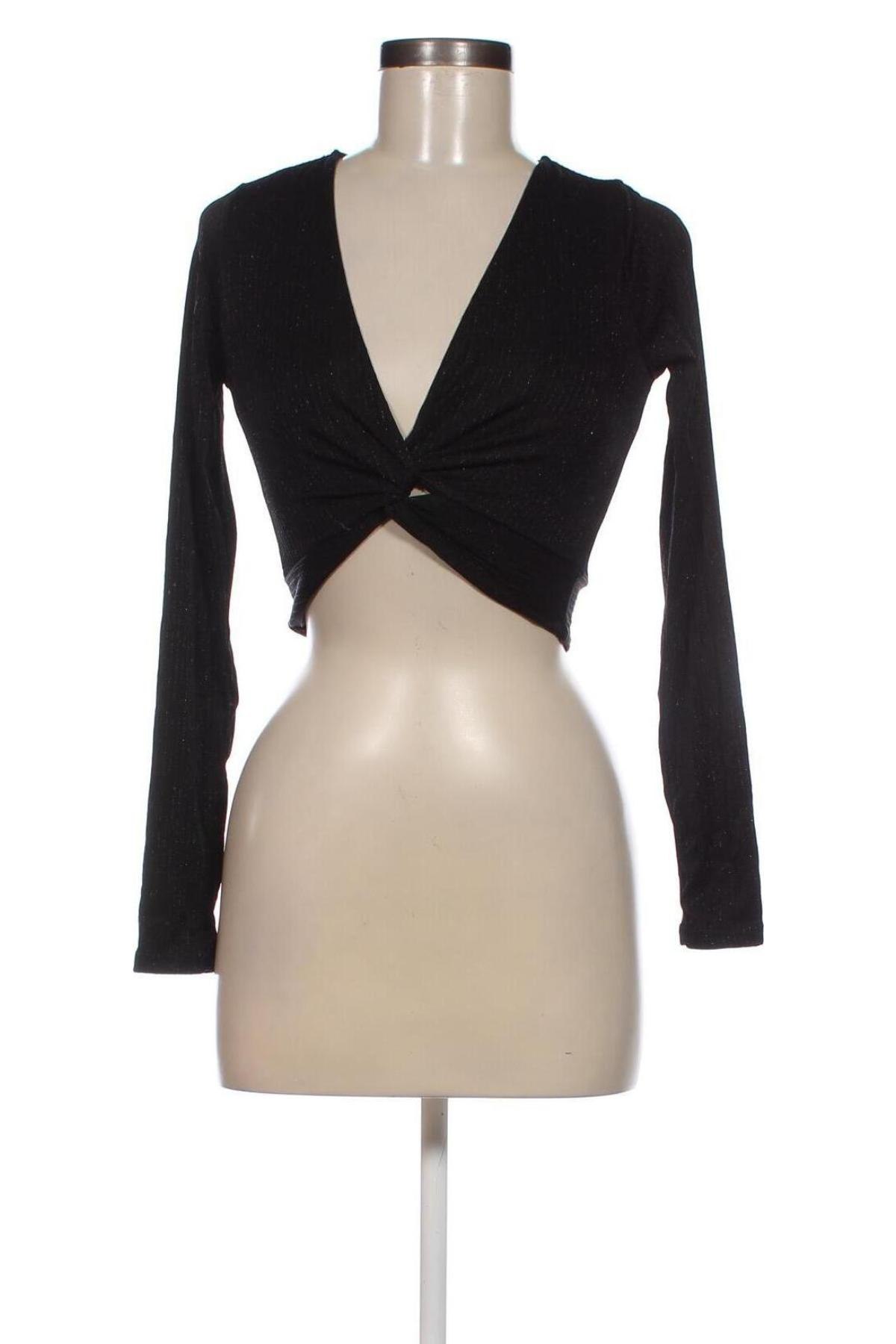 Γυναικεία μπλούζα Tally Weijl, Μέγεθος XS, Χρώμα Μαύρο, Τιμή 4,11 €
