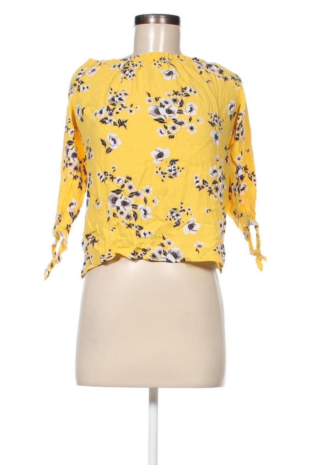 Дамска блуза Tally Weijl, Размер S, Цвят Жълт, Цена 7,60 лв.