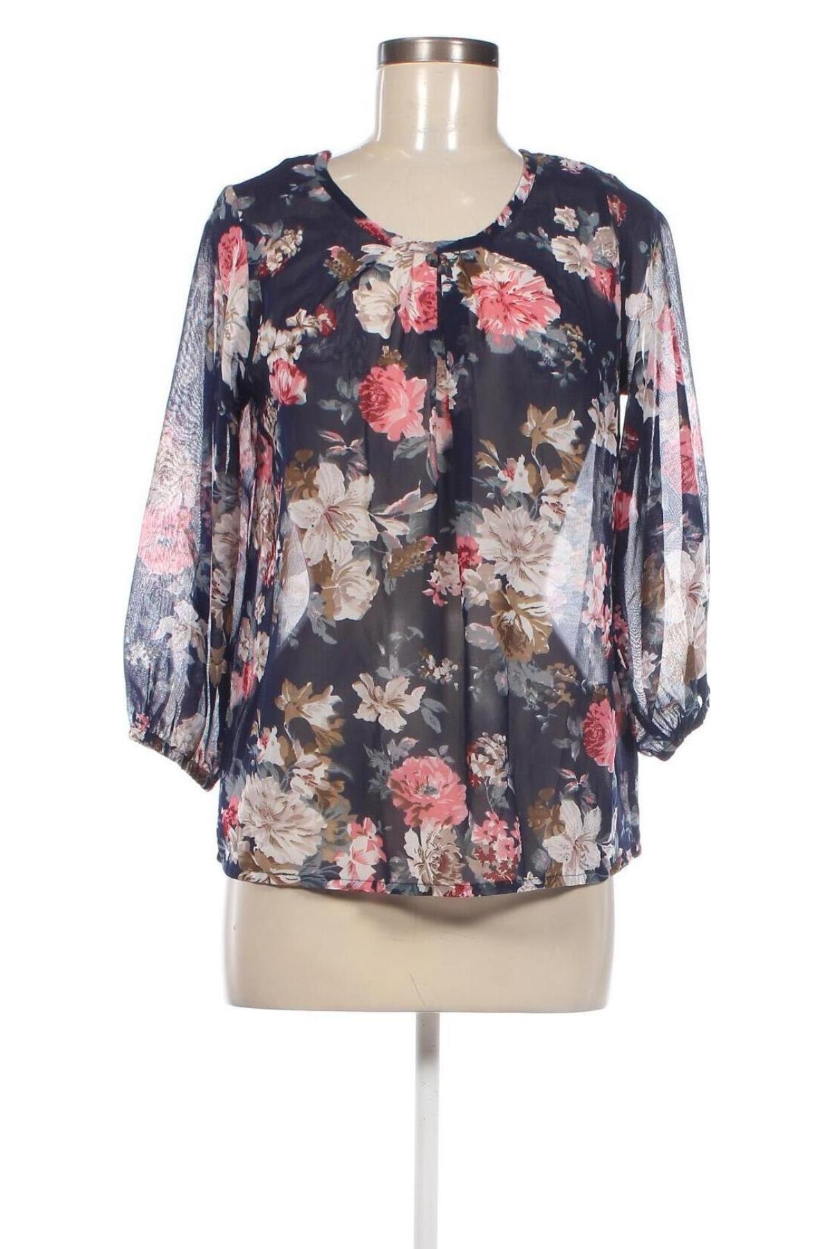 Дамска блуза Think Positive, Размер S, Цвят Многоцветен, Цена 8,55 лв.