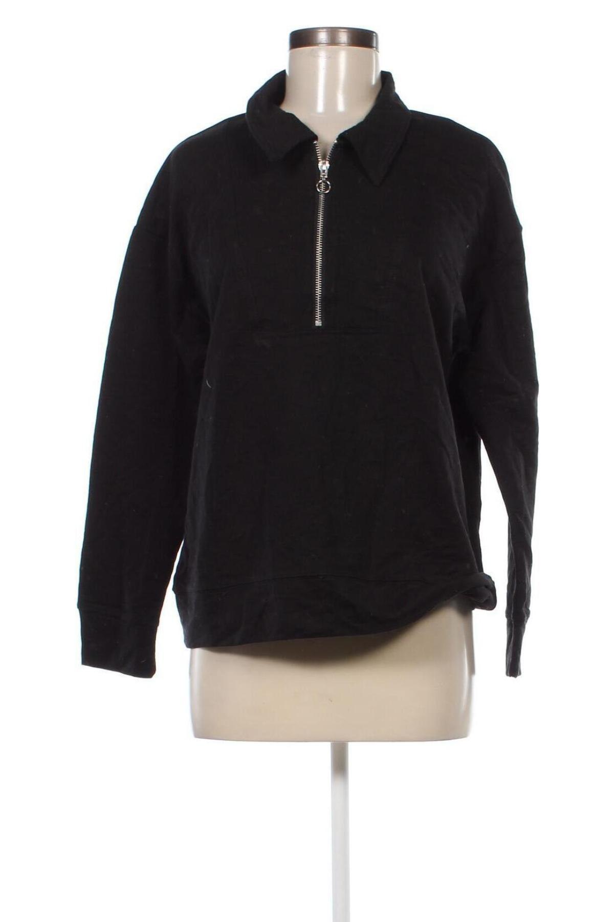 Γυναικεία μπλούζα Time and tru, Μέγεθος L, Χρώμα Μαύρο, Τιμή 5,88 €