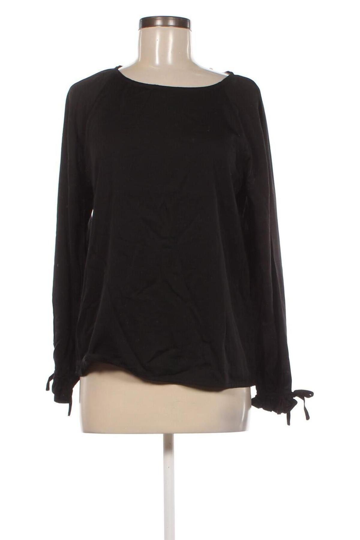 Γυναικεία μπλούζα Tom Tailor, Μέγεθος S, Χρώμα Μαύρο, Τιμή 15,88 €