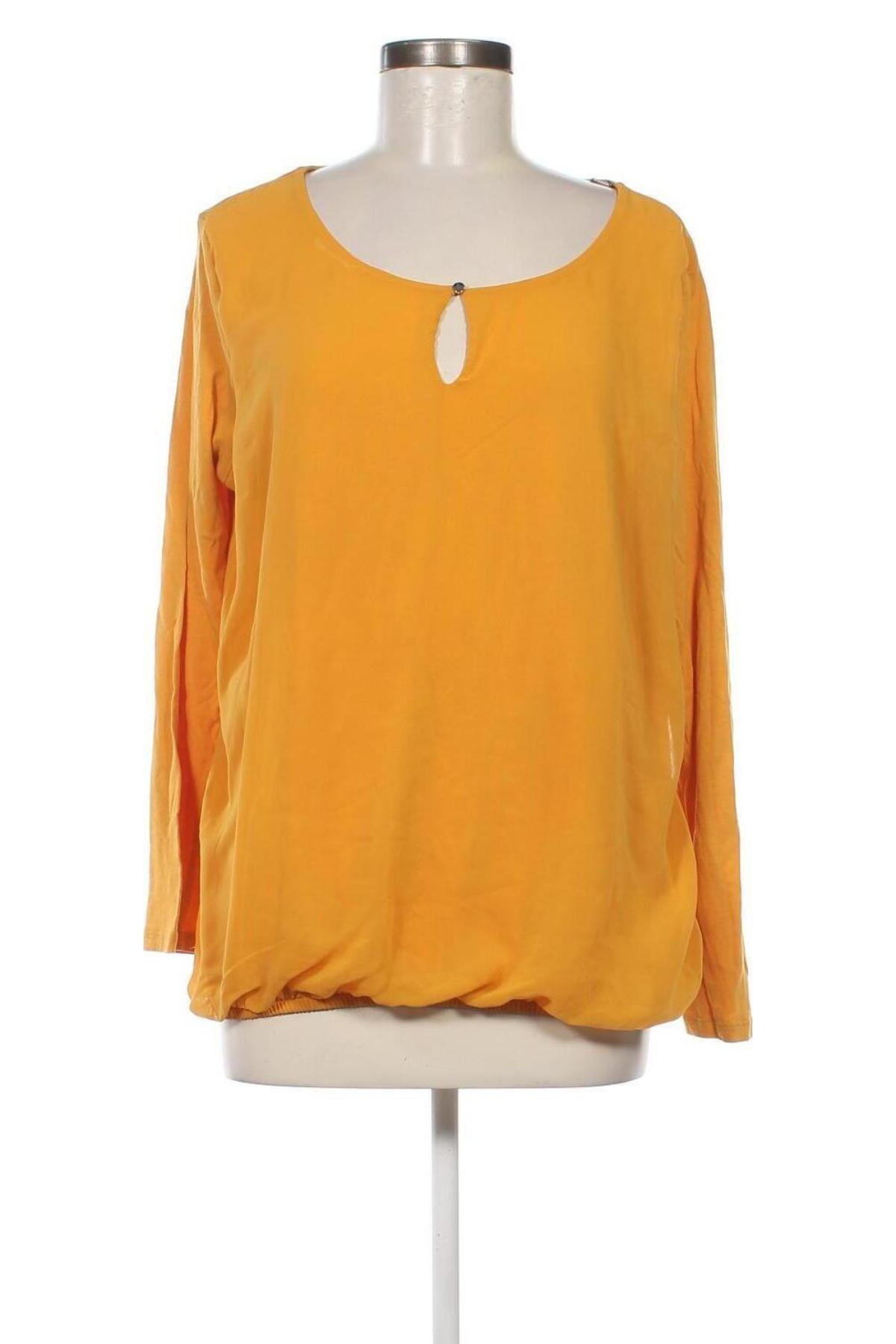 Γυναικεία μπλούζα Tom Tailor, Μέγεθος XXL, Χρώμα Κίτρινο, Τιμή 10,54 €