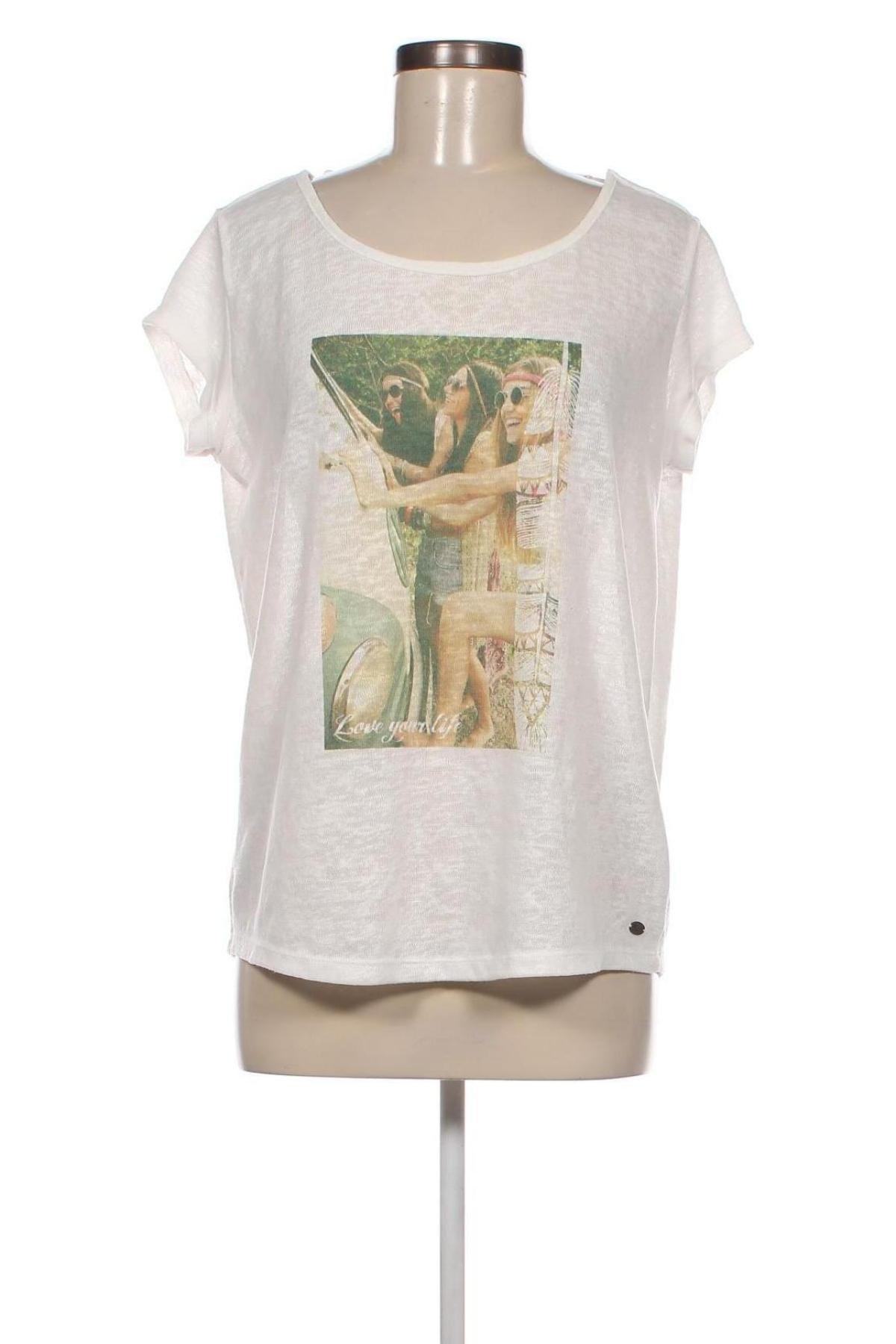 Damen Shirt Tom Tailor, Größe M, Farbe Weiß, Preis 10,46 €