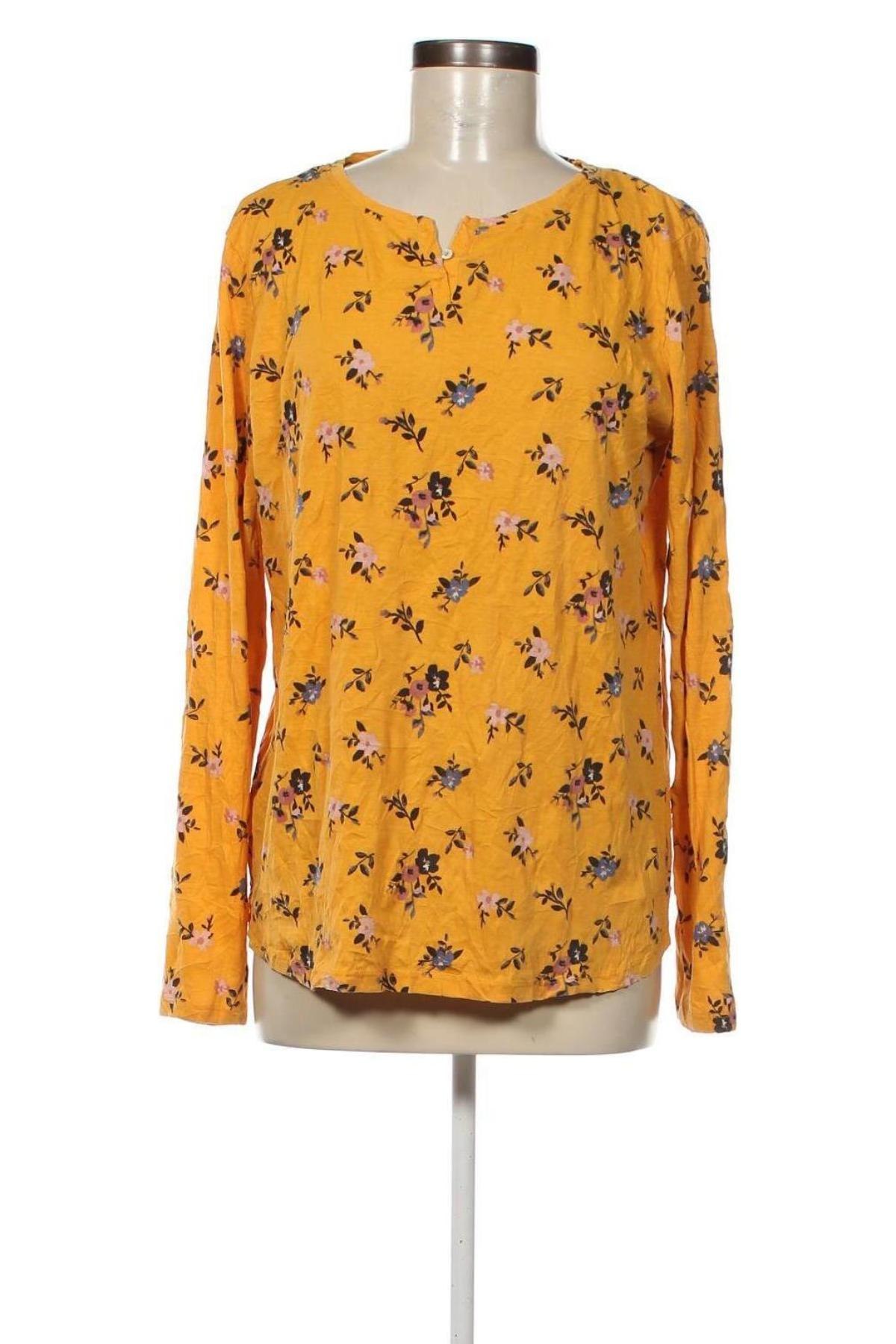 Дамска блуза Tom Tailor, Размер L, Цвят Жълт, Цена 13,60 лв.