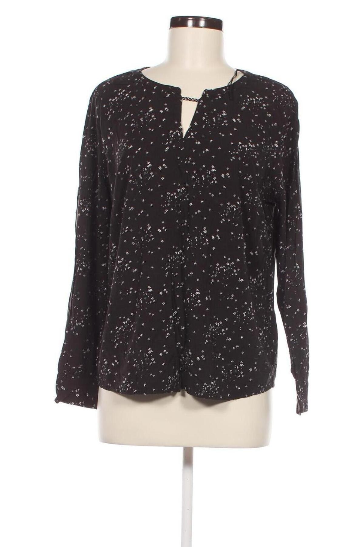 Γυναικεία μπλούζα Tom Tailor, Μέγεθος L, Χρώμα Μαύρο, Τιμή 10,43 €