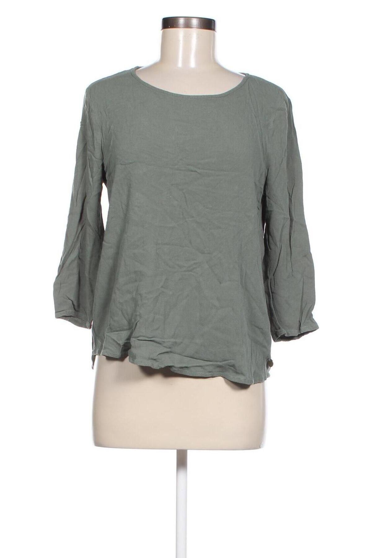 Γυναικεία μπλούζα Tom Tailor, Μέγεθος M, Χρώμα Πράσινο, Τιμή 11,57 €