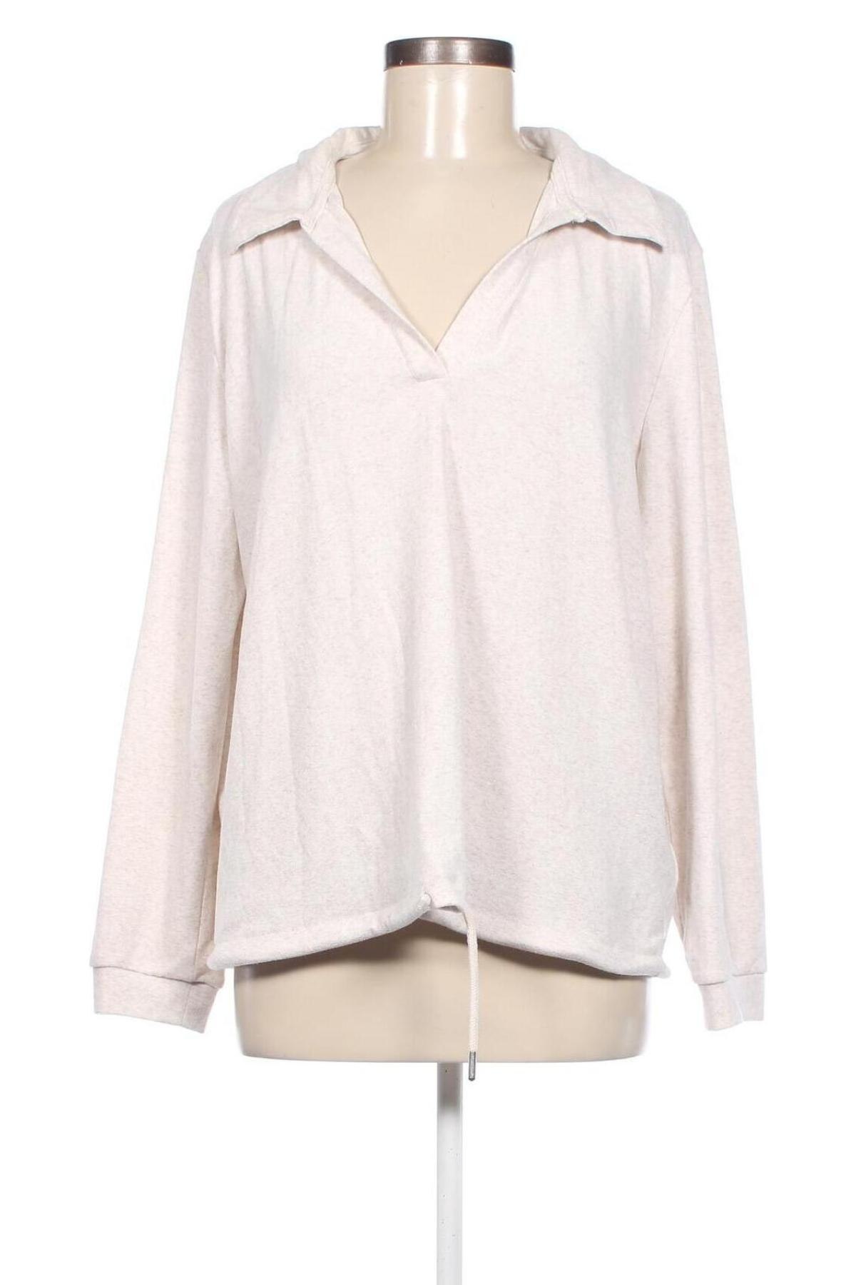 Γυναικεία μπλούζα Tom Tailor, Μέγεθος XL, Χρώμα Εκρού, Τιμή 12,62 €