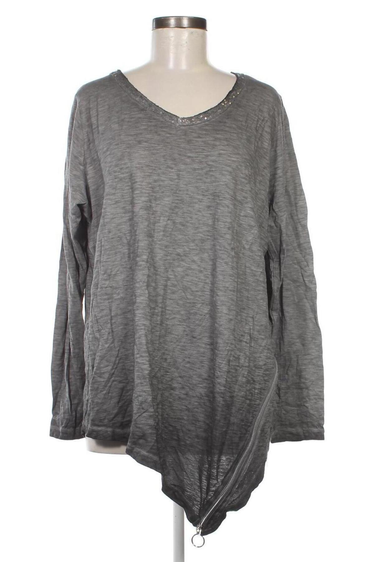 Γυναικεία μπλούζα Tredy, Μέγεθος S, Χρώμα Γκρί, Τιμή 4,70 €