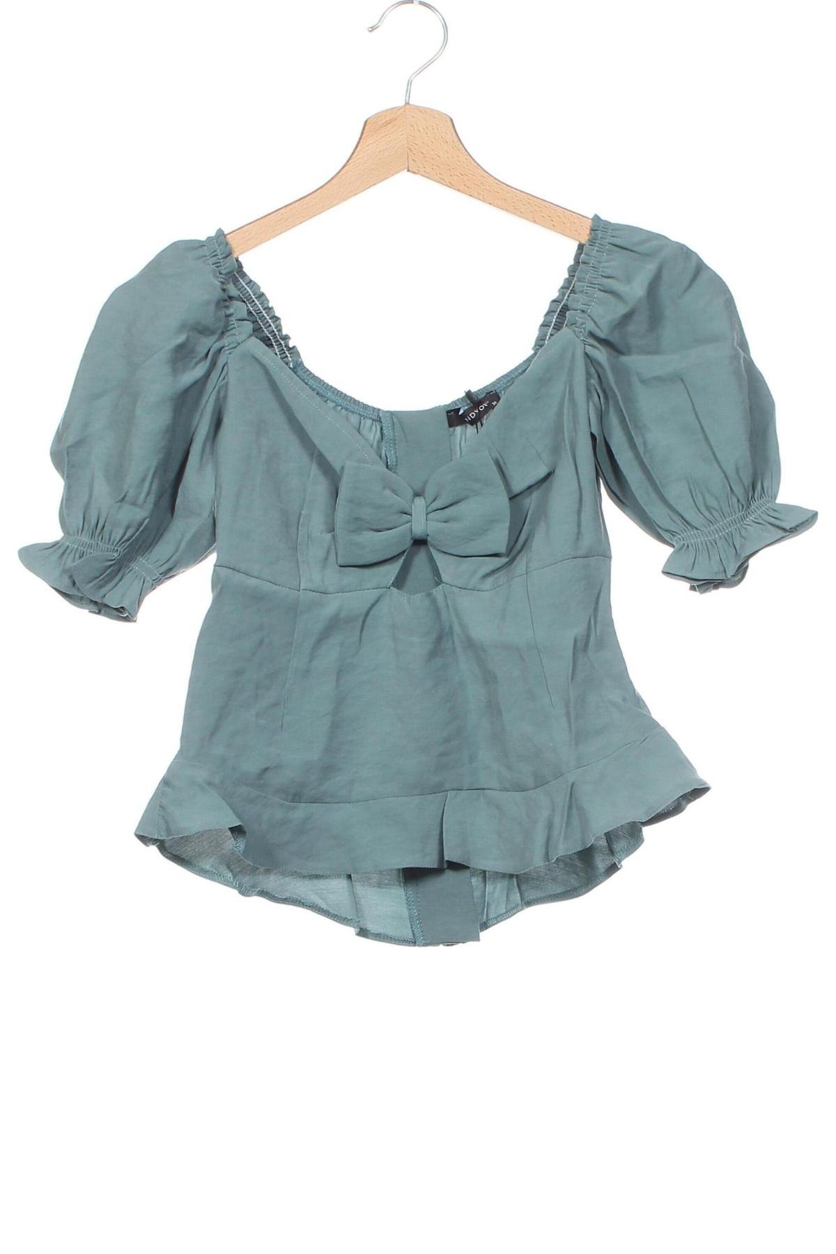Дамска блуза Trendyol, Размер XS, Цвят Зелен, Цена 30,80 лв.