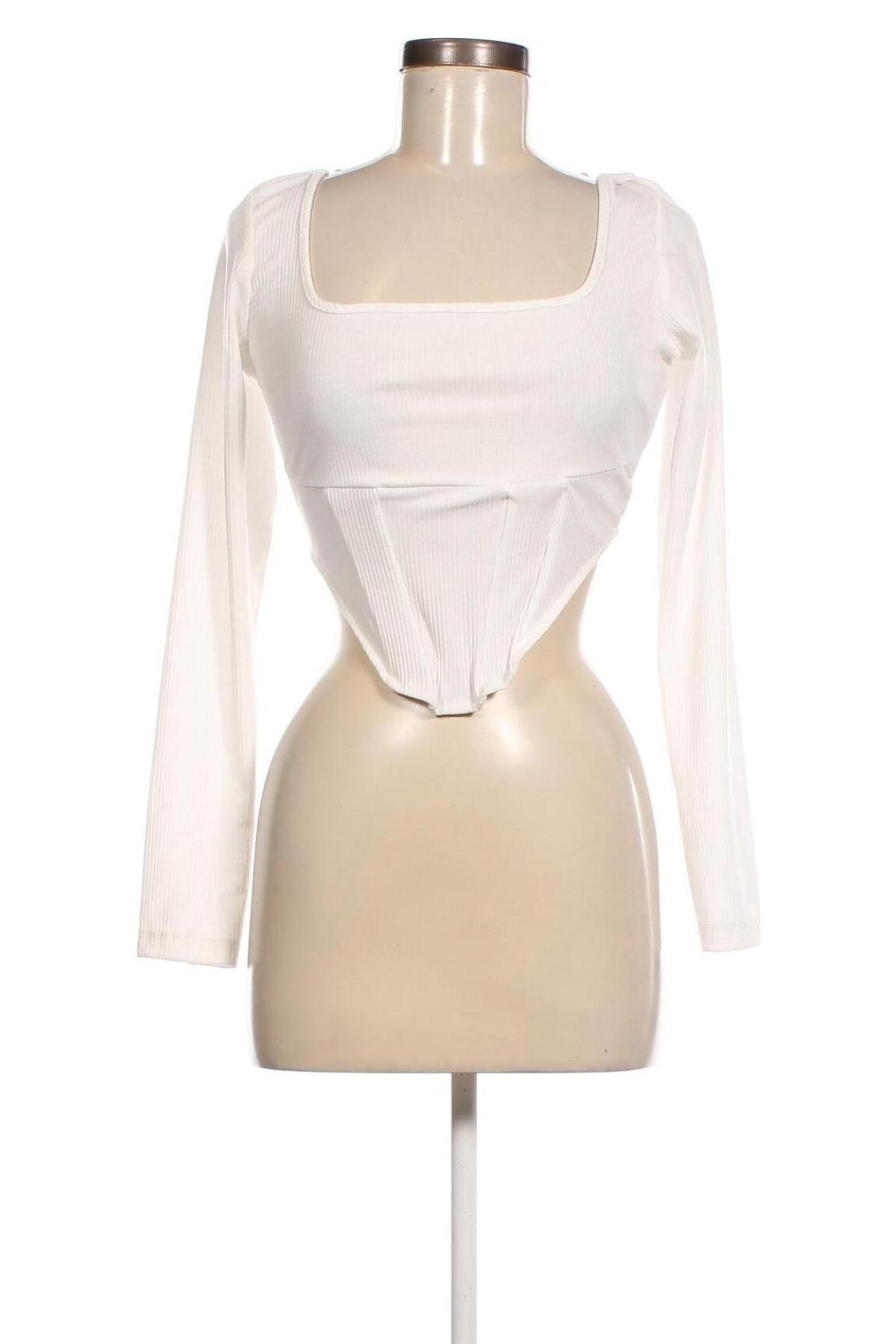 Γυναικεία μπλούζα Trendyol, Μέγεθος L, Χρώμα Λευκό, Τιμή 17,86 €