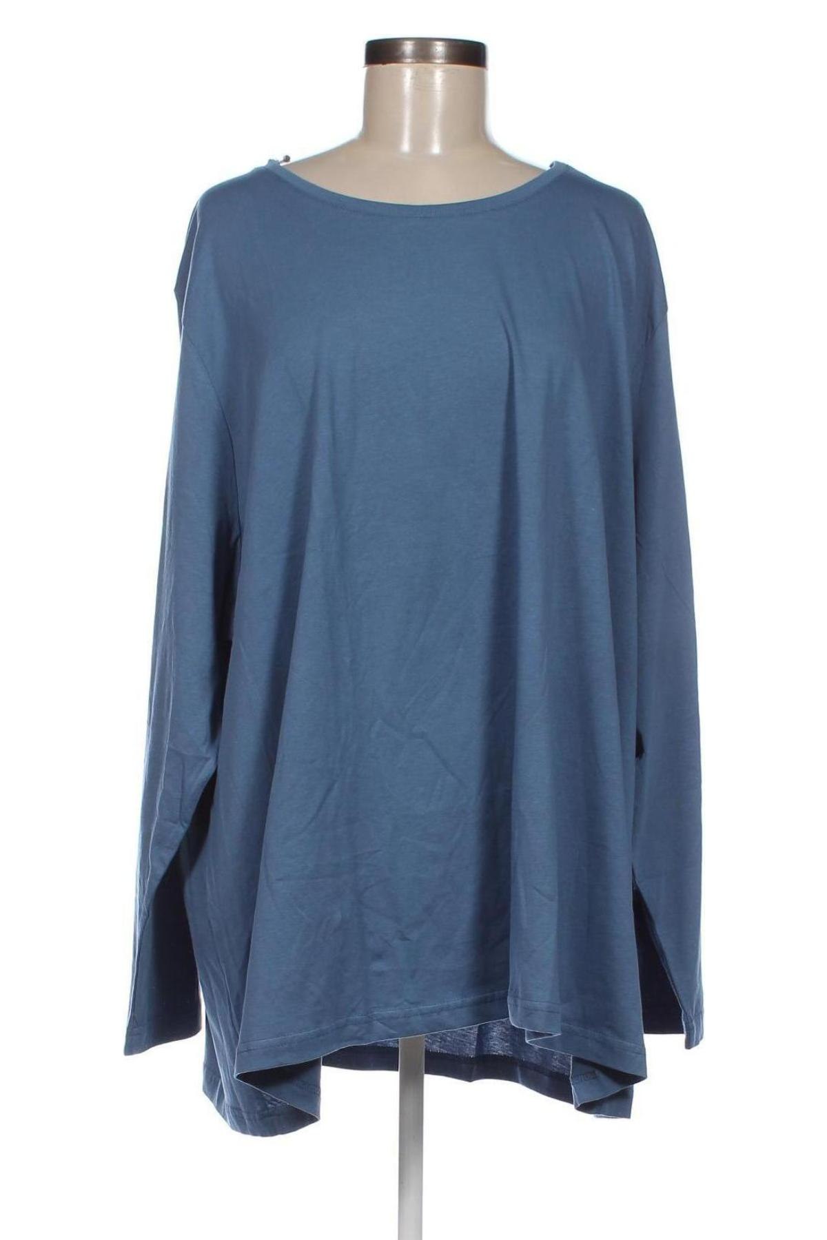 Damen Shirt Ulla Popken, Größe 5XL, Farbe Blau, Preis € 23,81