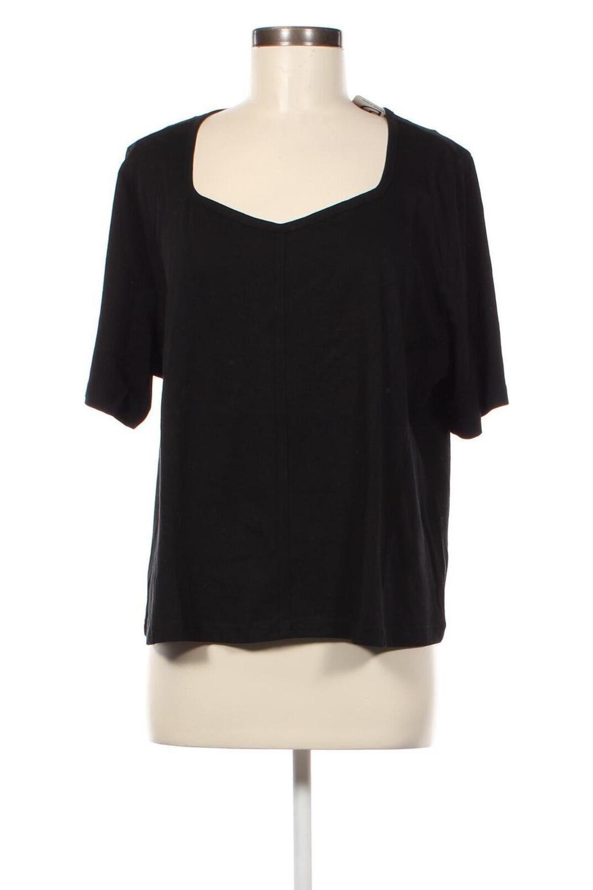 Дамска блуза Ulla Popken, Размер XL, Цвят Черен, Цена 34,65 лв.