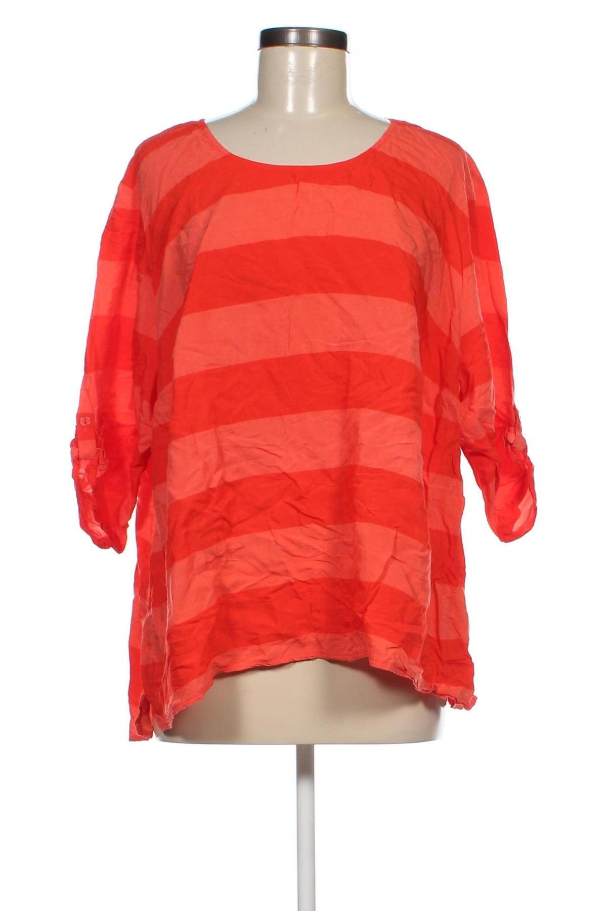 Damen Shirt Ulla Popken, Größe 3XL, Farbe Orange, Preis € 10,43