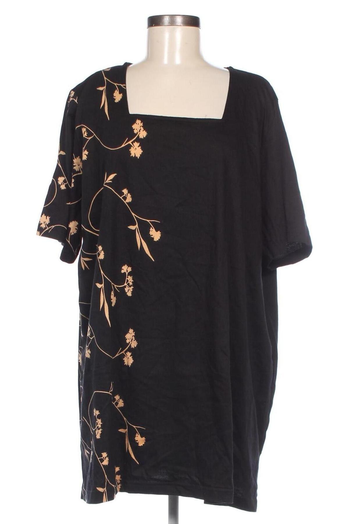 Γυναικεία μπλούζα Ulla Popken, Μέγεθος XXL, Χρώμα Μαύρο, Τιμή 11,57 €