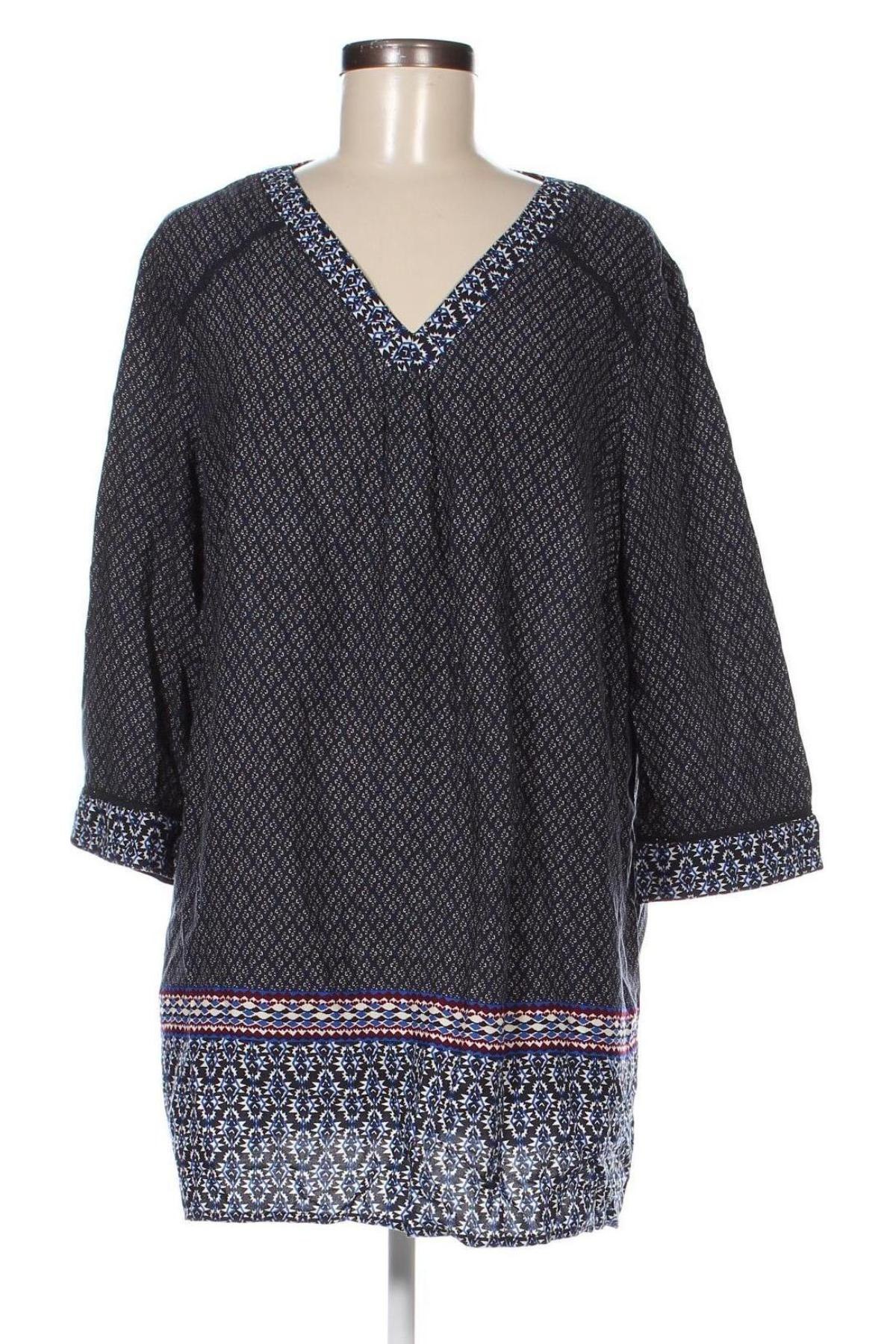 Дамска блуза Ulla Popken, Размер XL, Цвят Многоцветен, Цена 34,00 лв.
