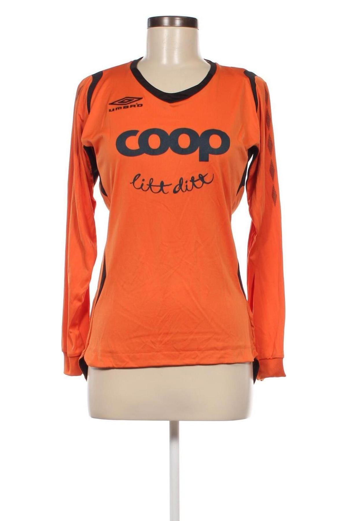 Γυναικεία μπλούζα Umbro, Μέγεθος S, Χρώμα Πορτοκαλί, Τιμή 5,41 €