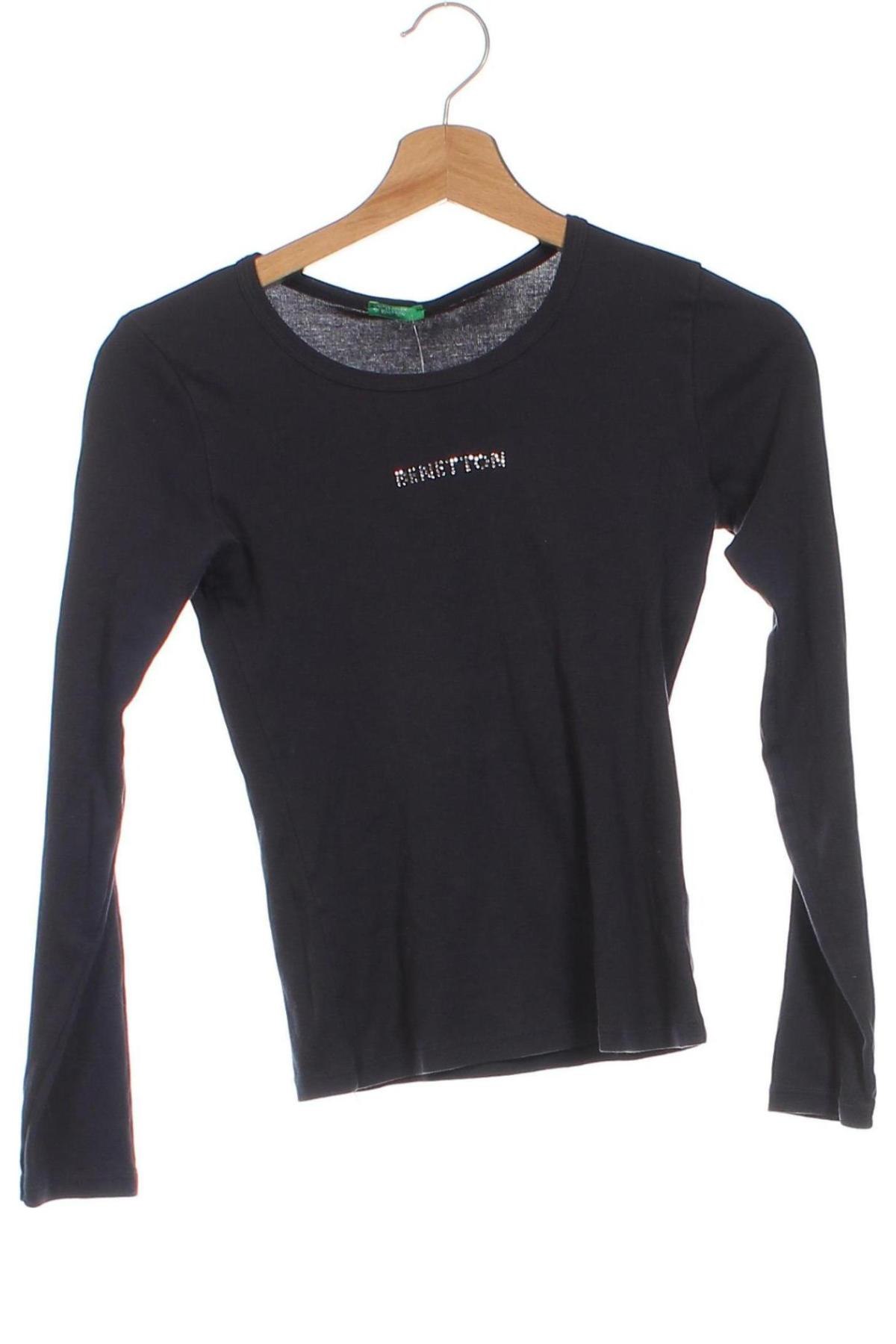 Γυναικεία μπλούζα United Colors Of Benetton, Μέγεθος XS, Χρώμα Μπλέ, Τιμή 17,39 €