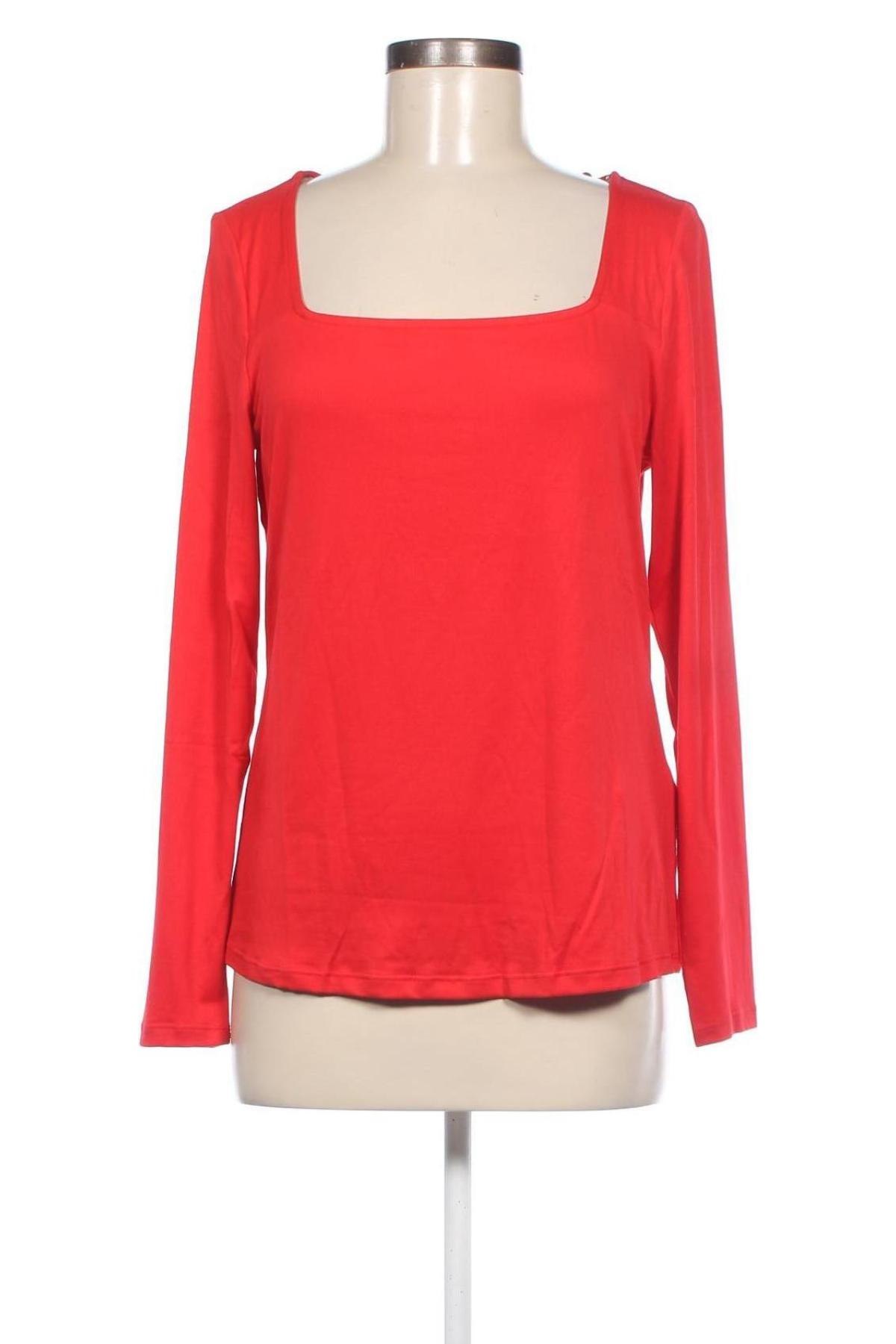 Γυναικεία μπλούζα VILA, Μέγεθος XL, Χρώμα Κόκκινο, Τιμή 13,04 €