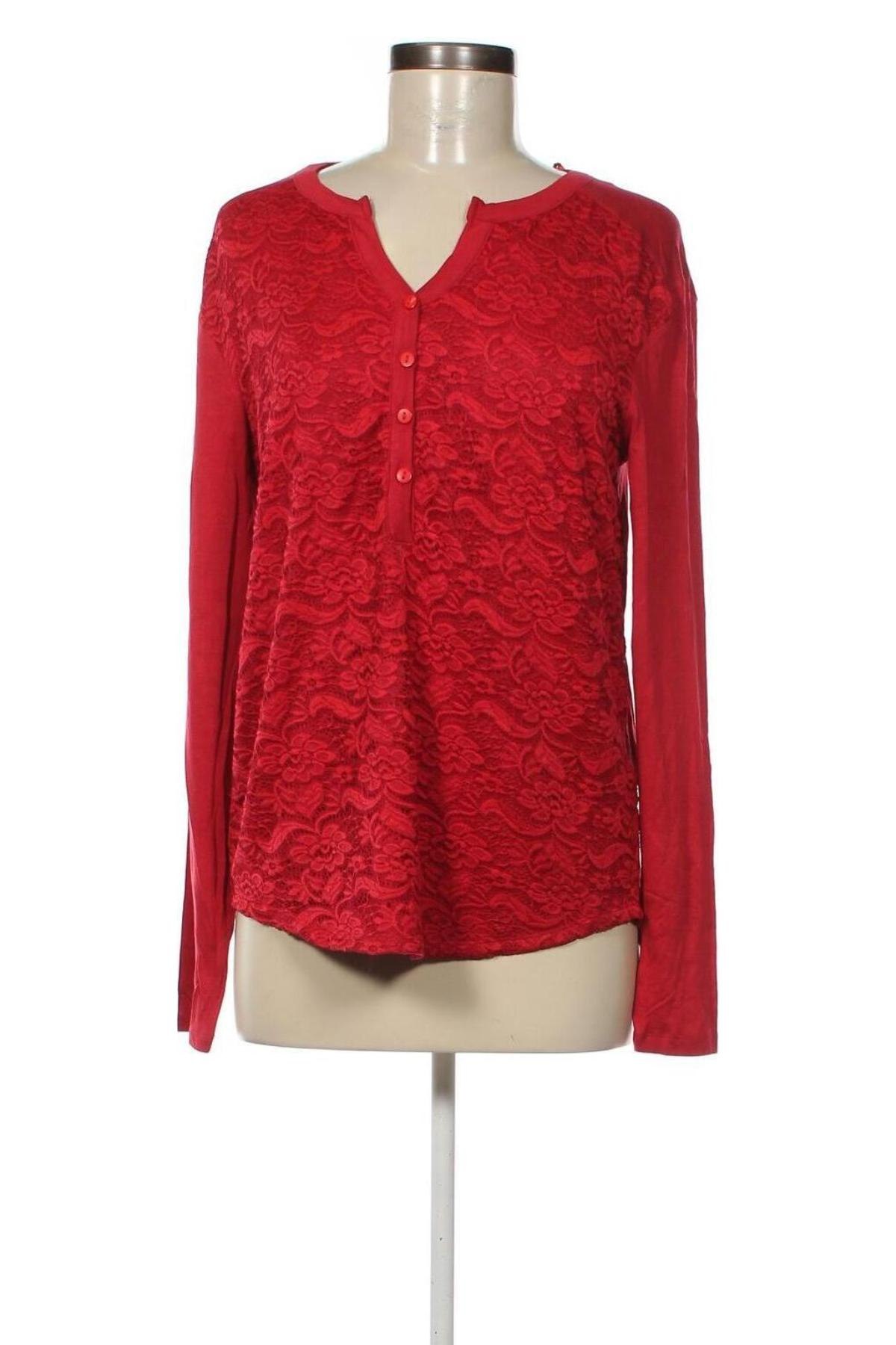 Γυναικεία μπλούζα VRS Woman, Μέγεθος M, Χρώμα Κόκκινο, Τιμή 7,67 €