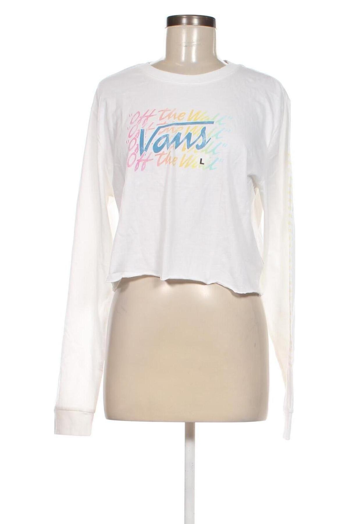 Γυναικεία μπλούζα Vans, Μέγεθος L, Χρώμα Λευκό, Τιμή 14,46 €